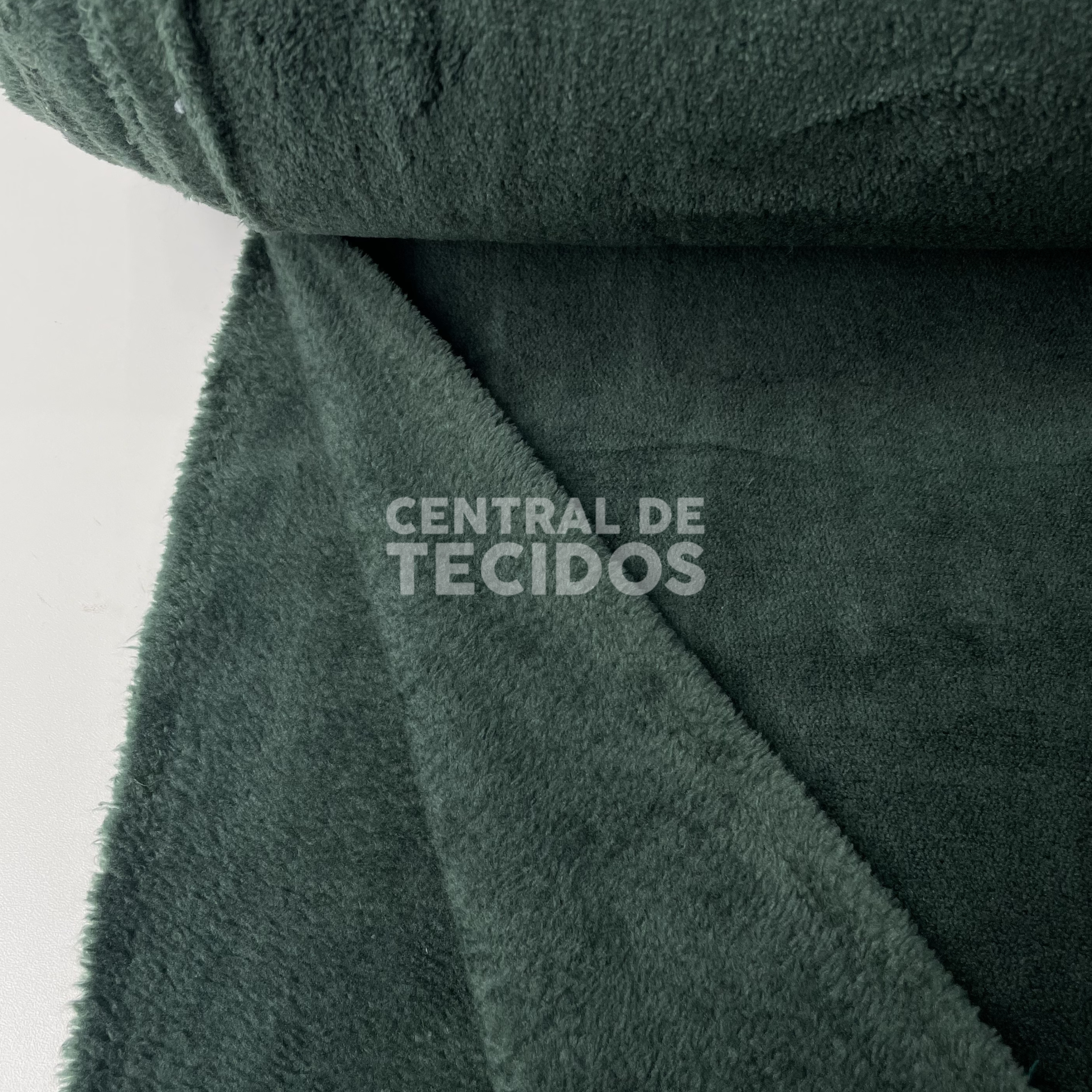 Fleece Liso Verde Esmeralda