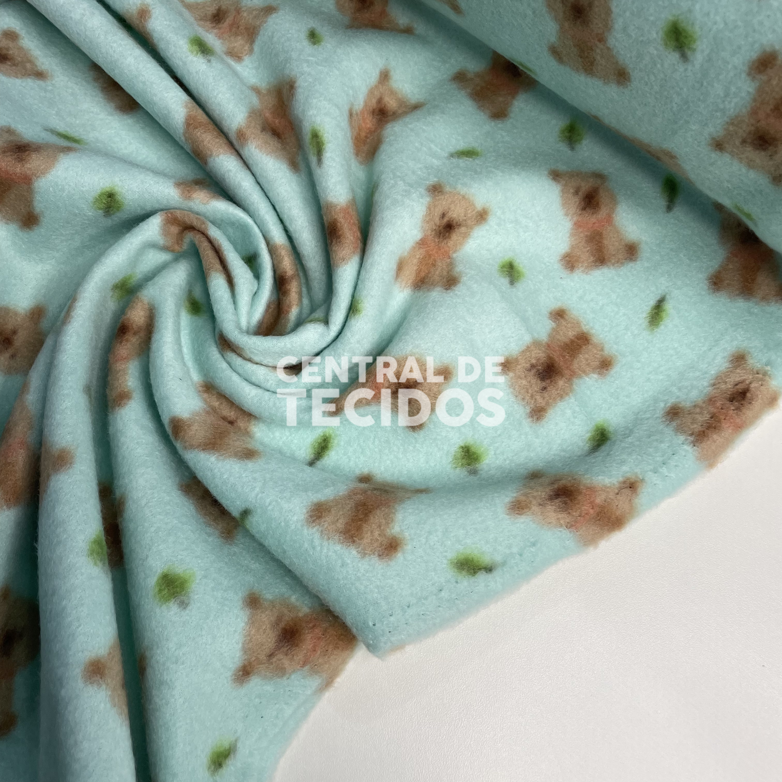 Soft Térmico Ursinhos Verde Água