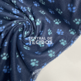 Soft Térmico Patinhas Azul
