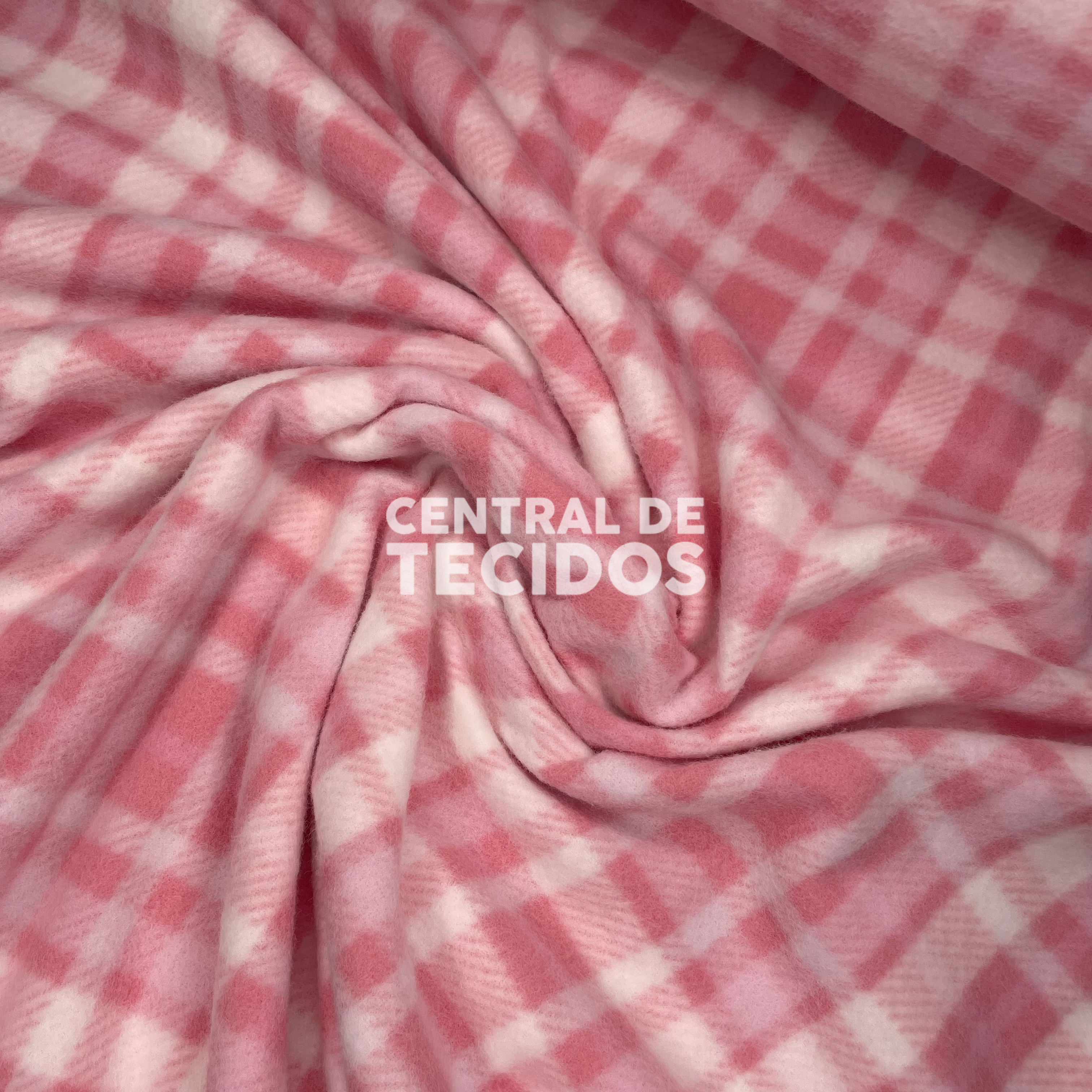 Soft Térmico Xadrez Madras Rosinha