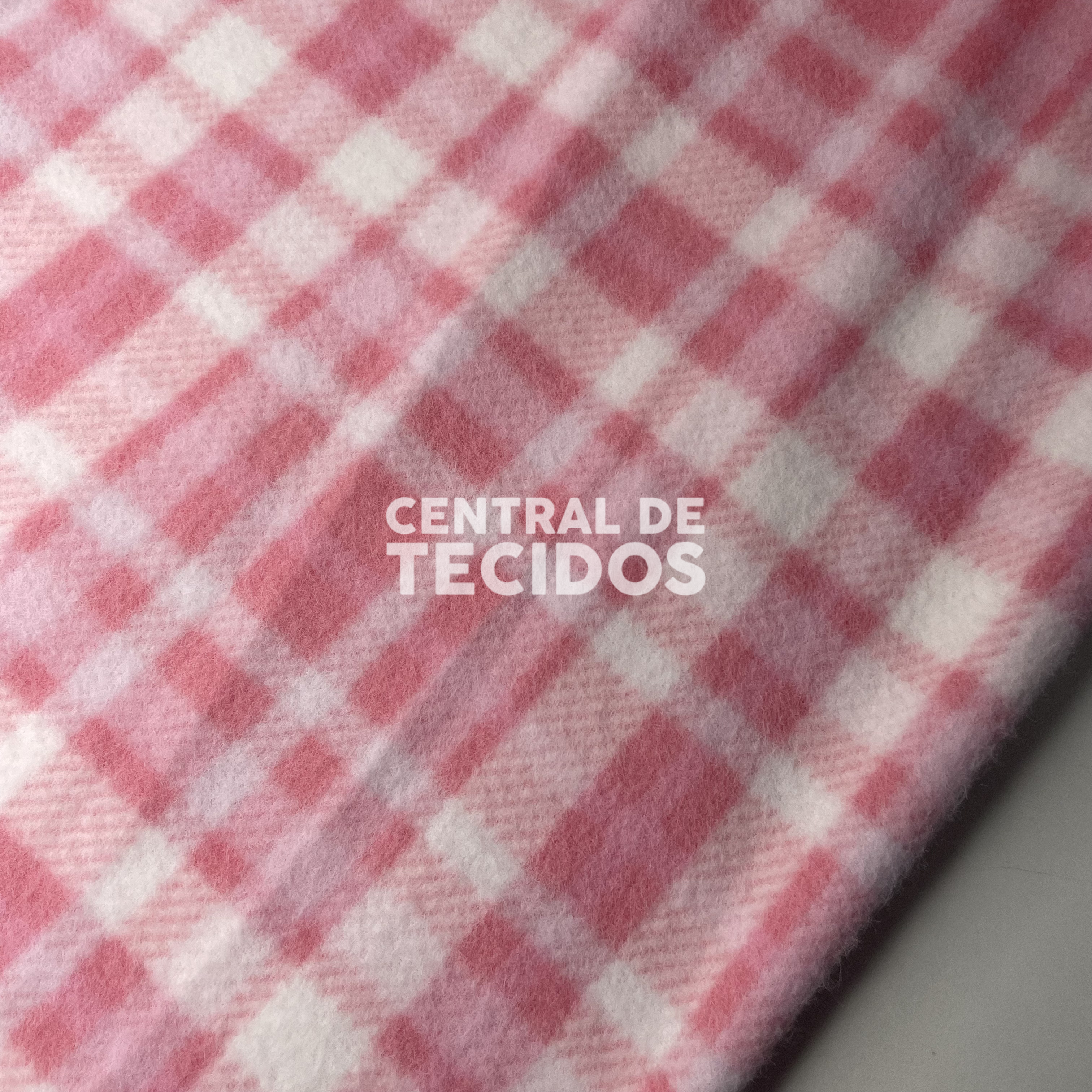 Soft Térmico Xadrez Madras Rosinha