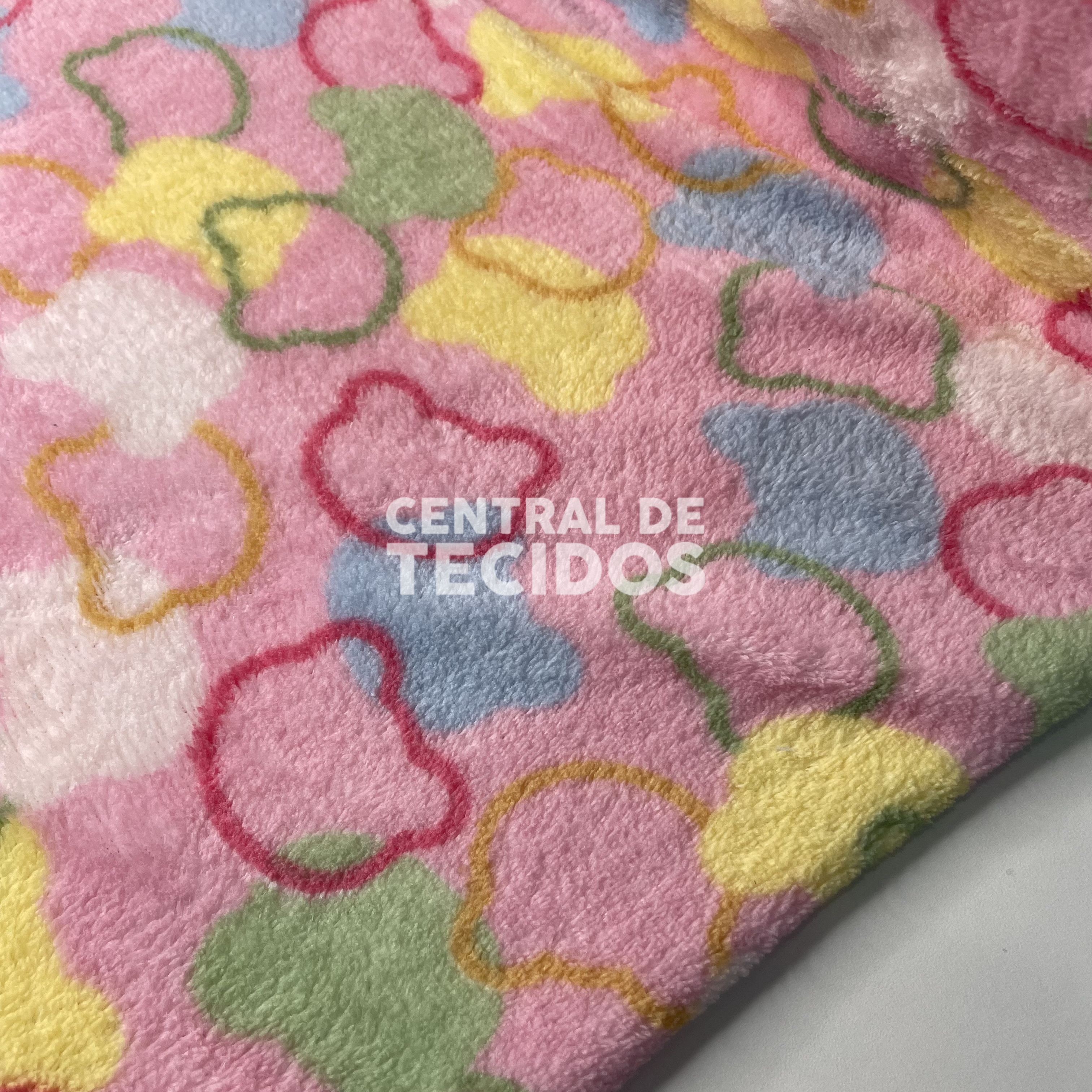 Fleece Térmica Rosa Ursinhos