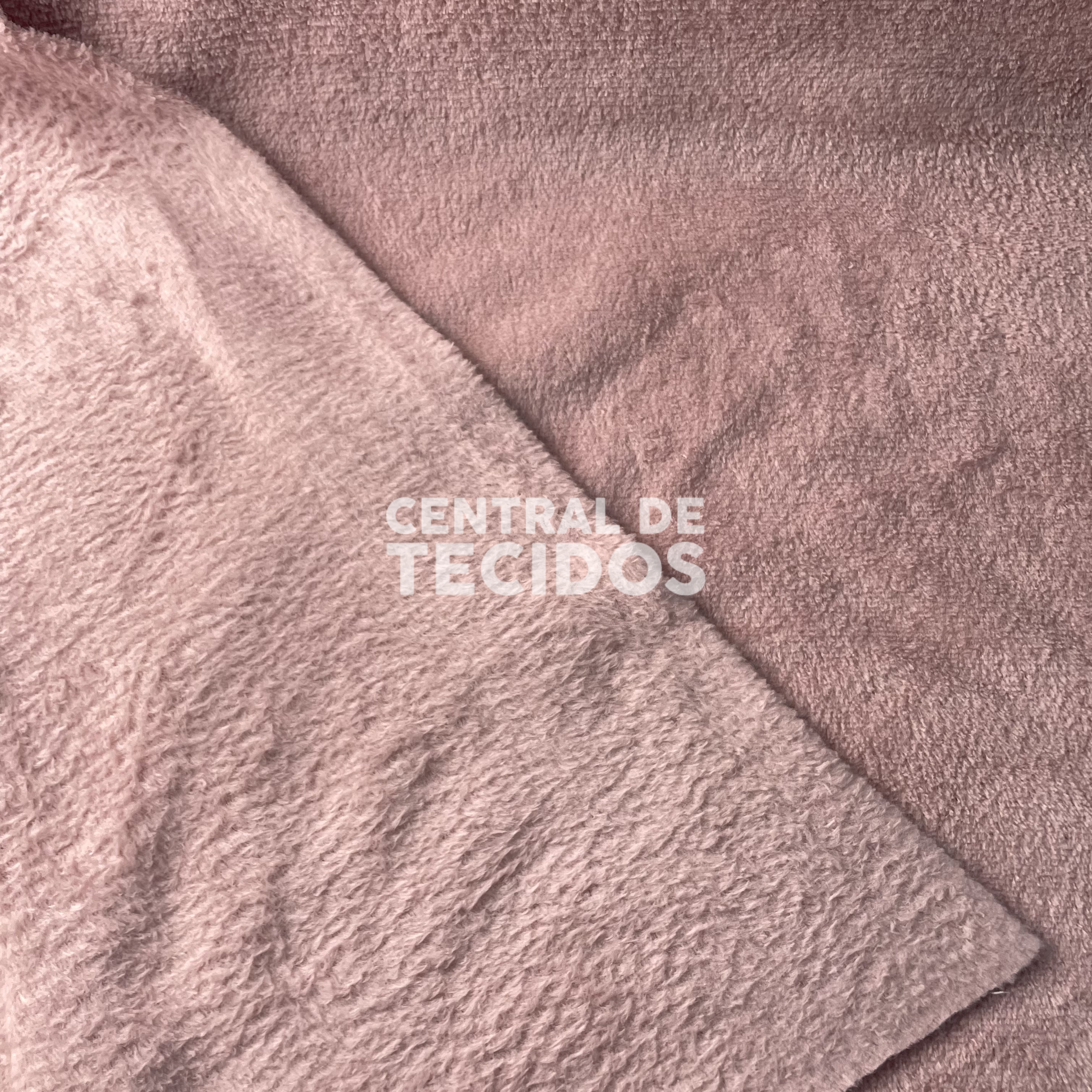 Fleece Liso Rosa Antigo