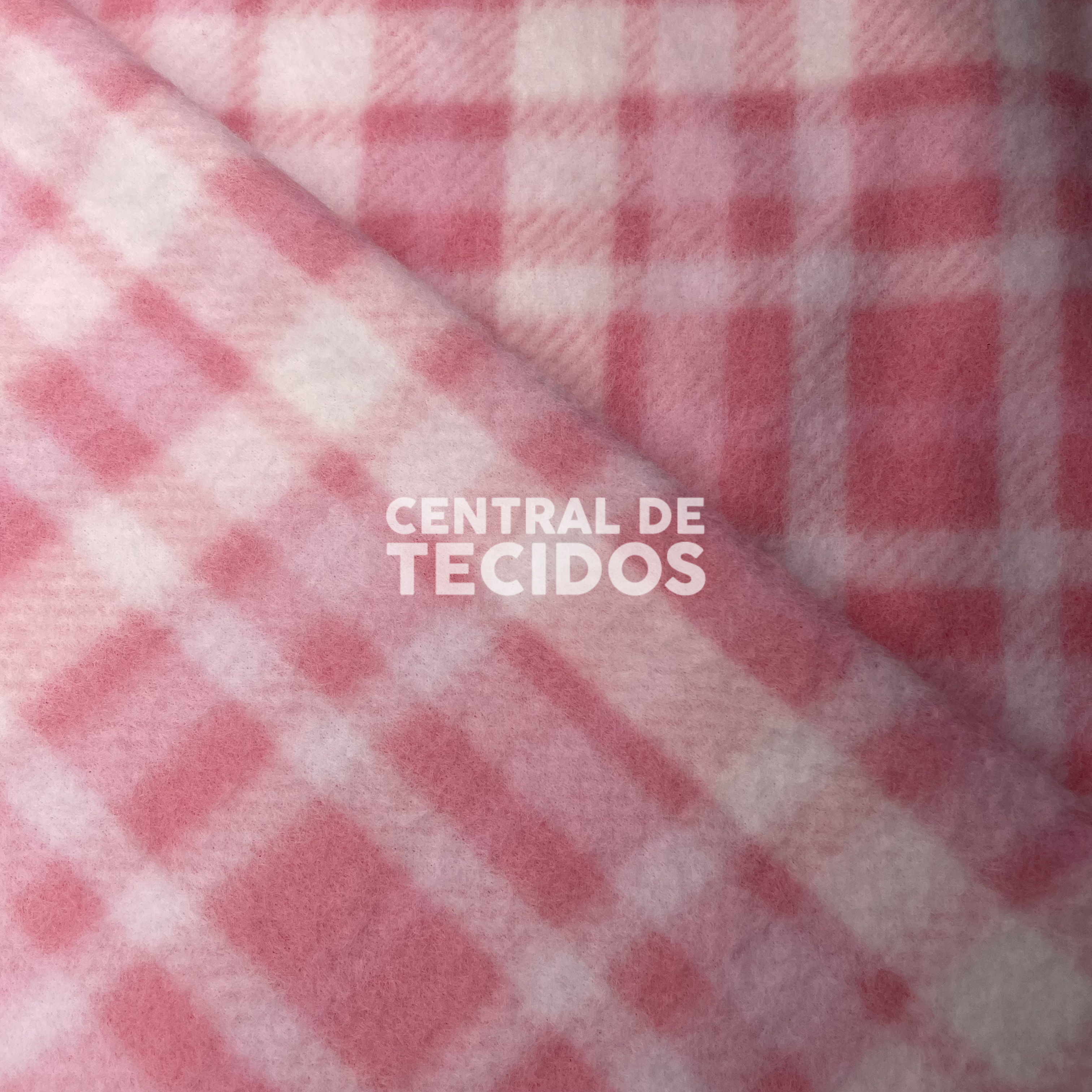 Soft Térmico Xadrez Madras Rosinha