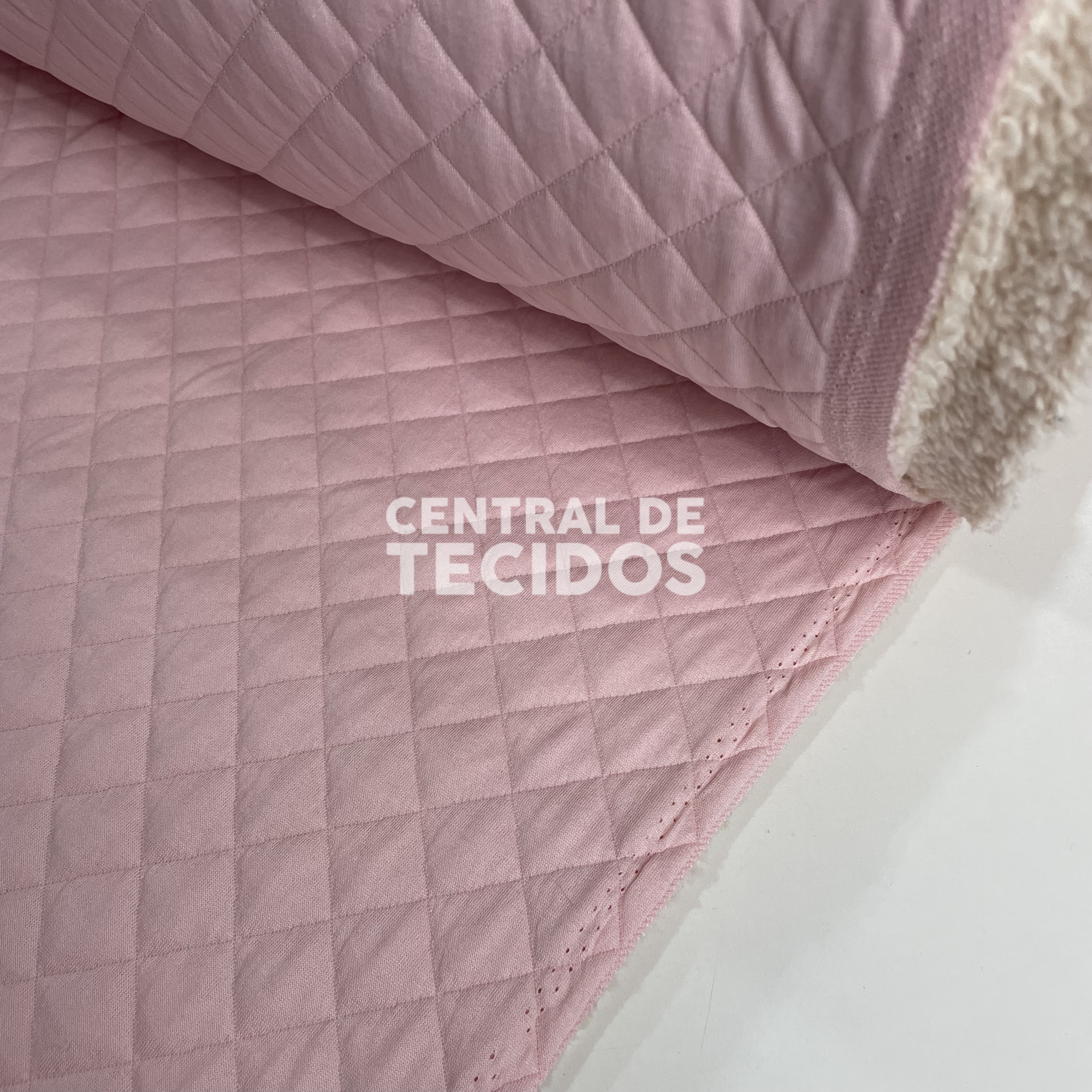 Matelassê Double Carneirinho Rose