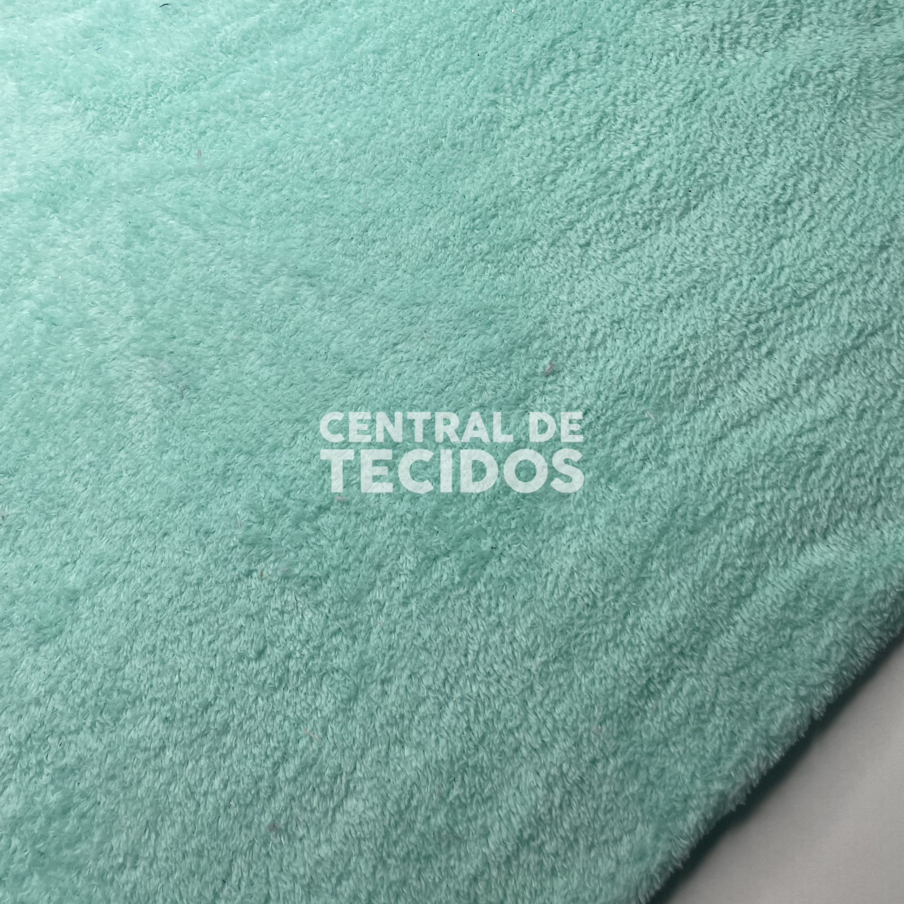 Fleece Liso Verde Água