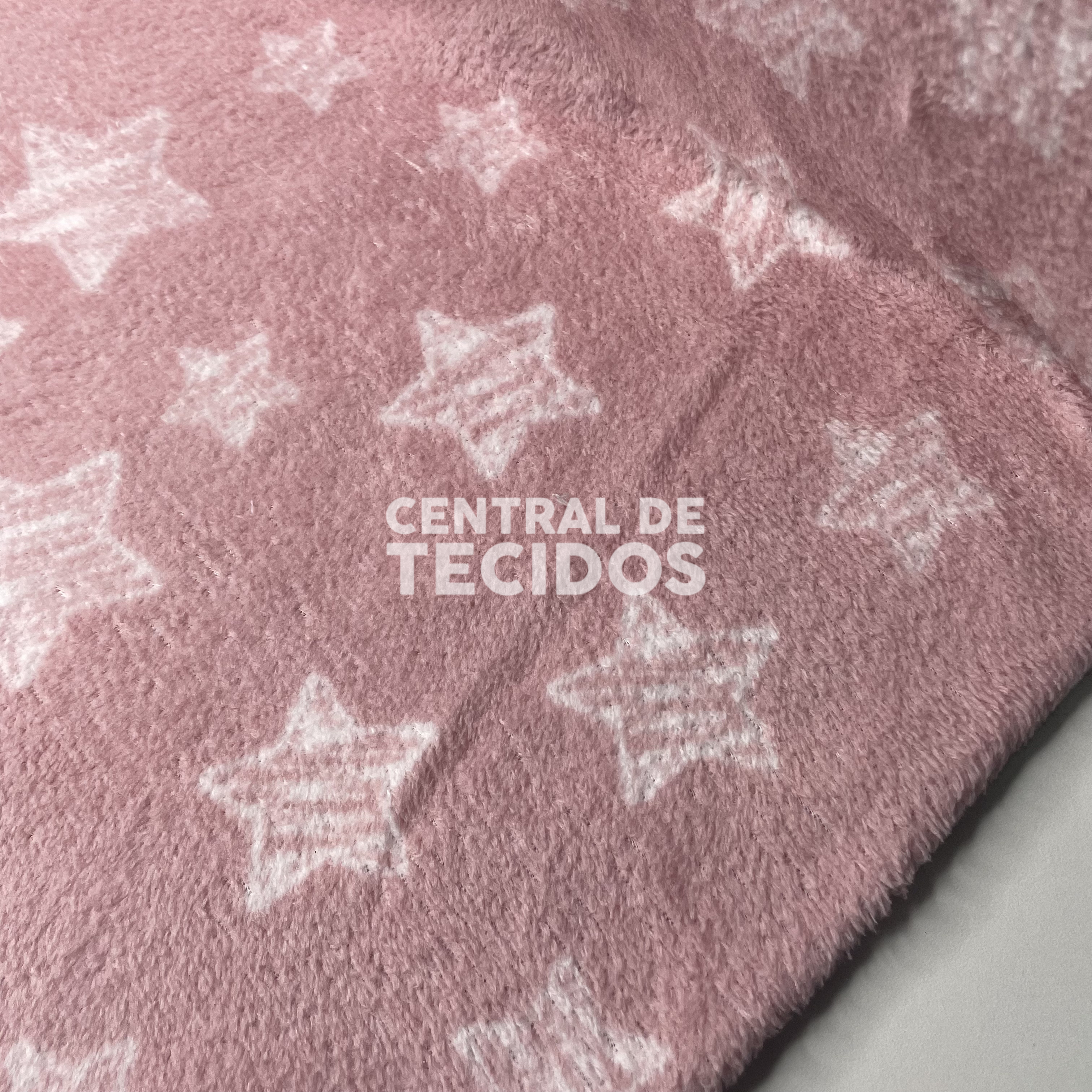 Fleece Térmica Rosinha Estrelas