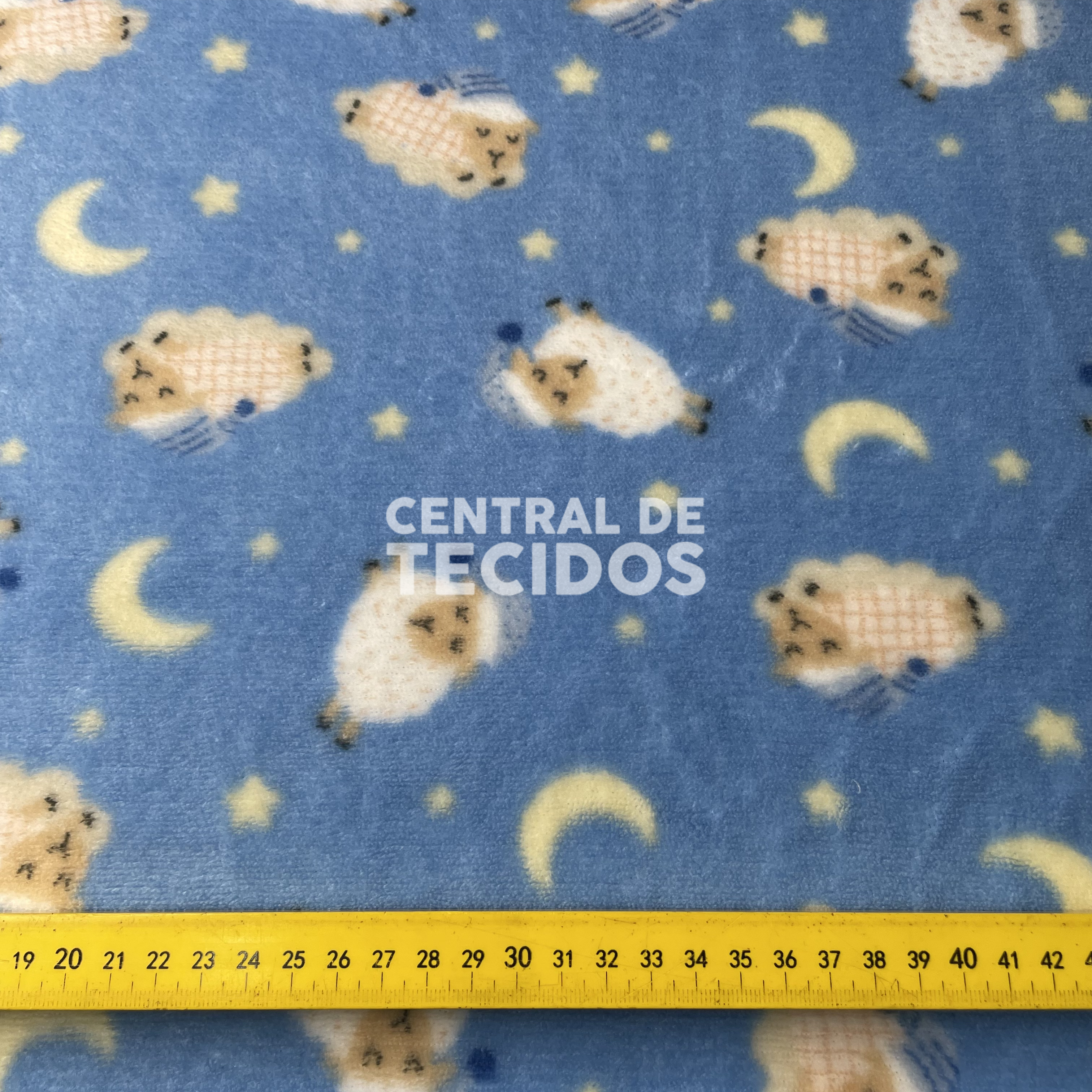 Fleece Térmica Azul Carneirinhos