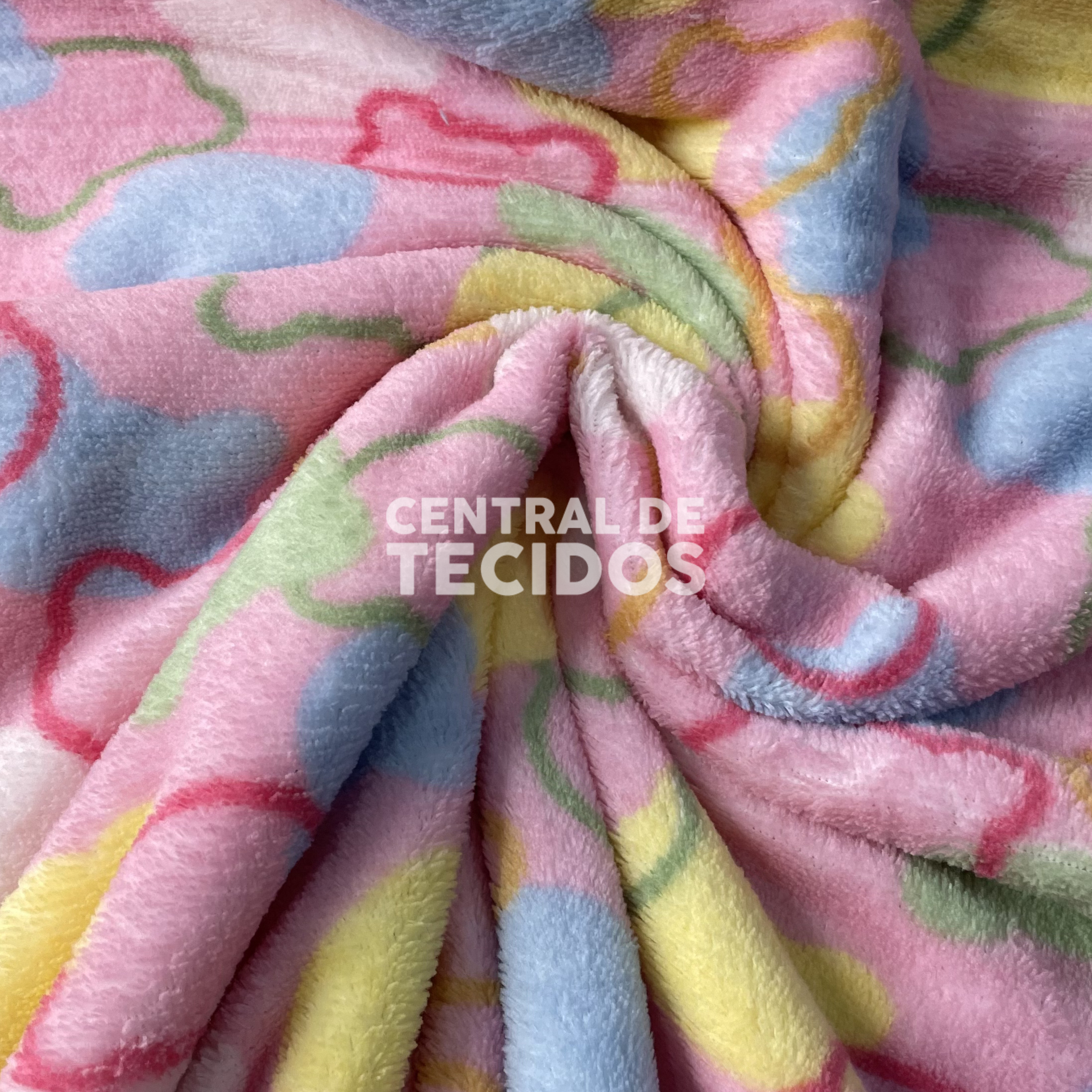 Fleece Térmica Rosa Ursinhos
