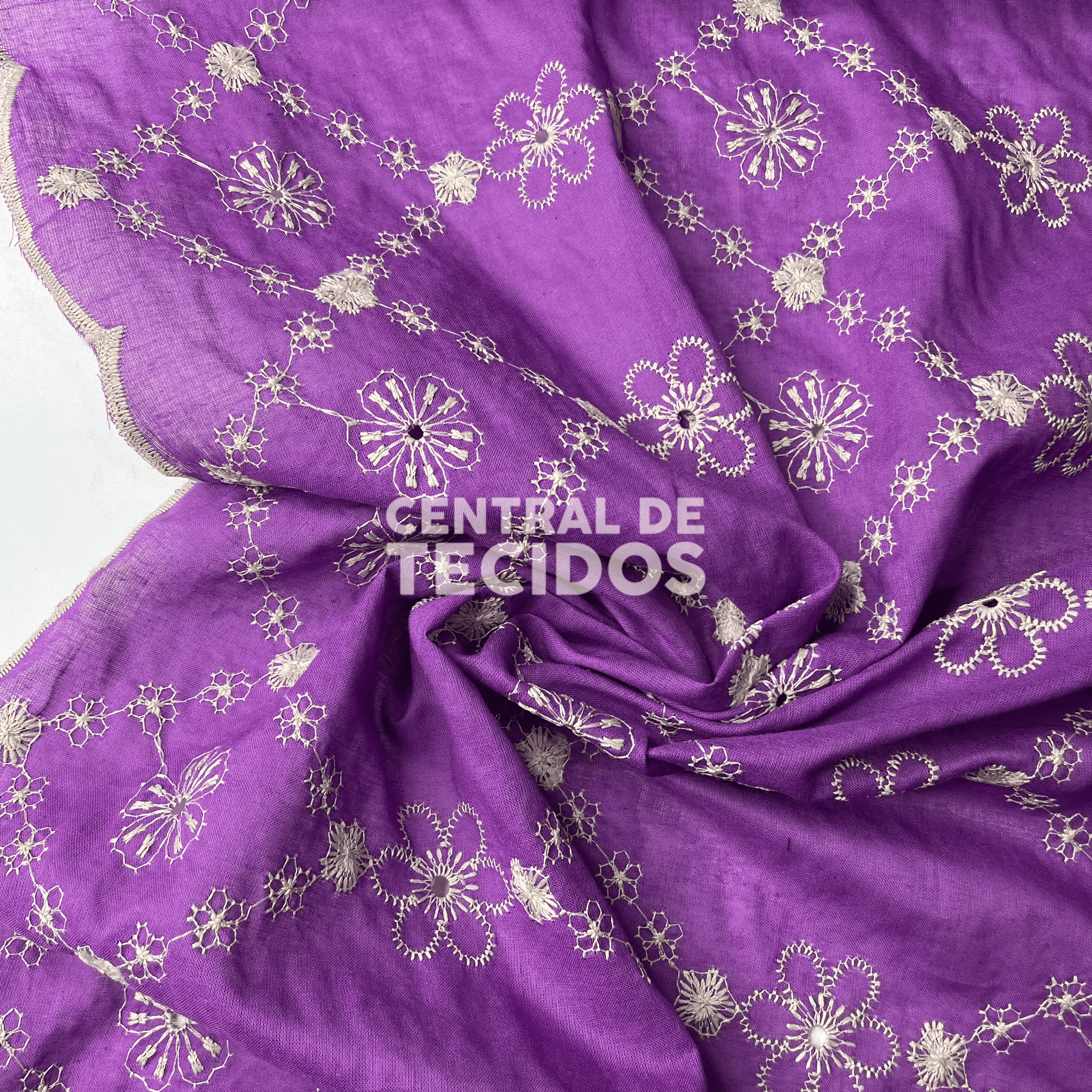 Laise Bordado Roxo