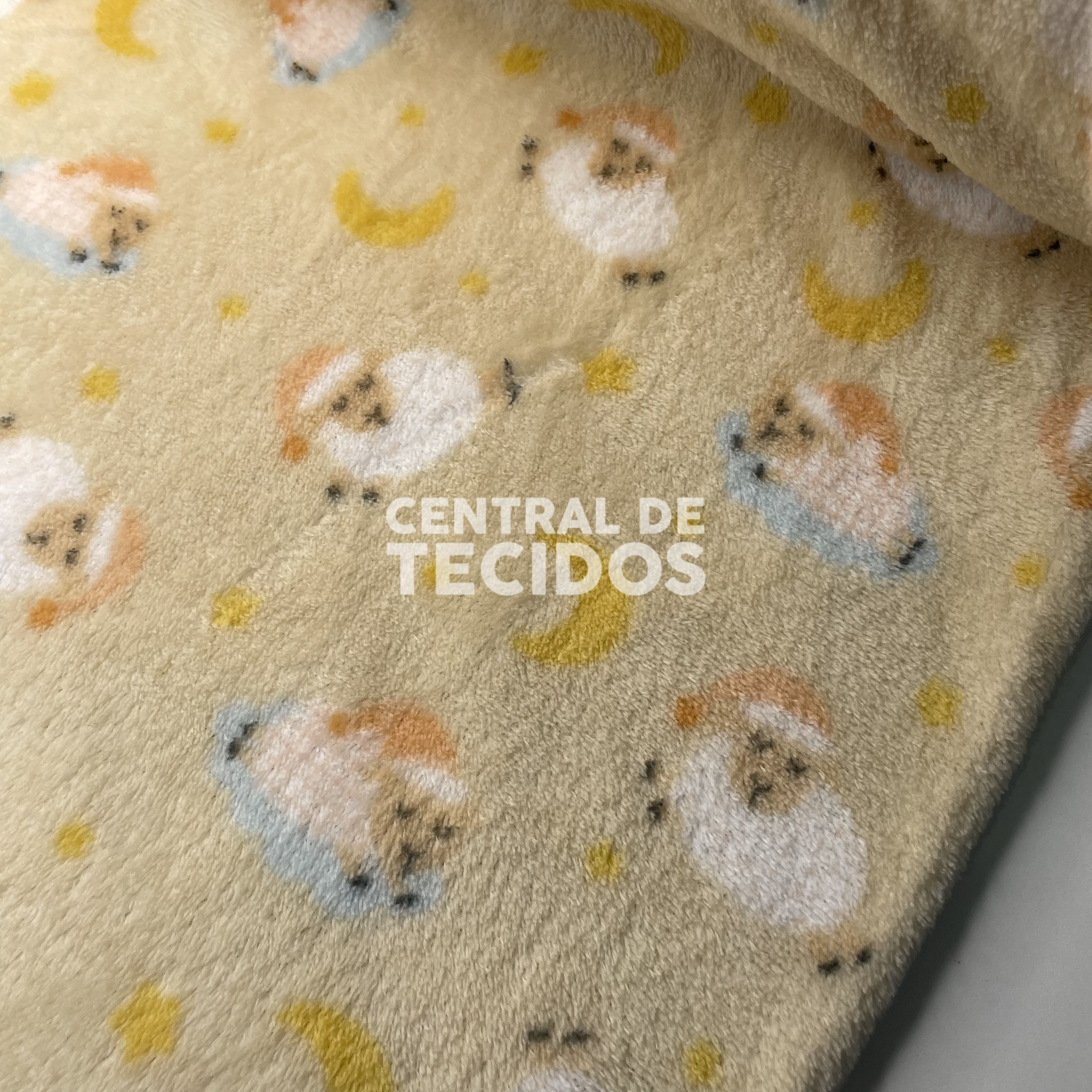 Fleece Térmica Amarelo Carneirinhos