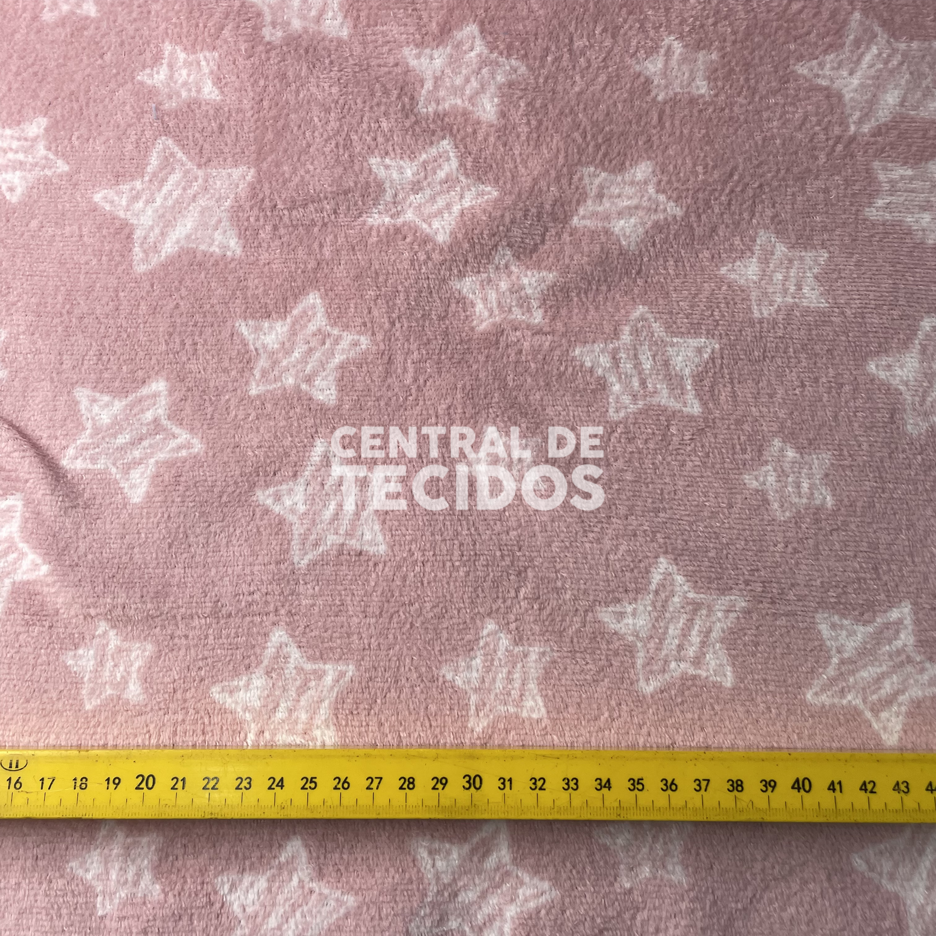 Fleece Térmica Rosinha Estrelas
