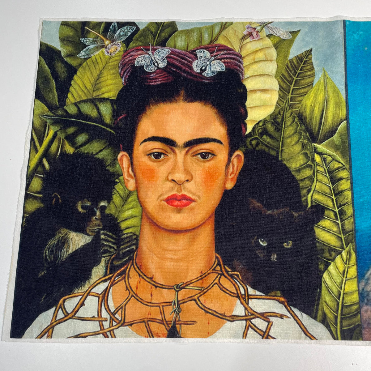 Veludo Suede Digital Frida Kahlo 03 50x50