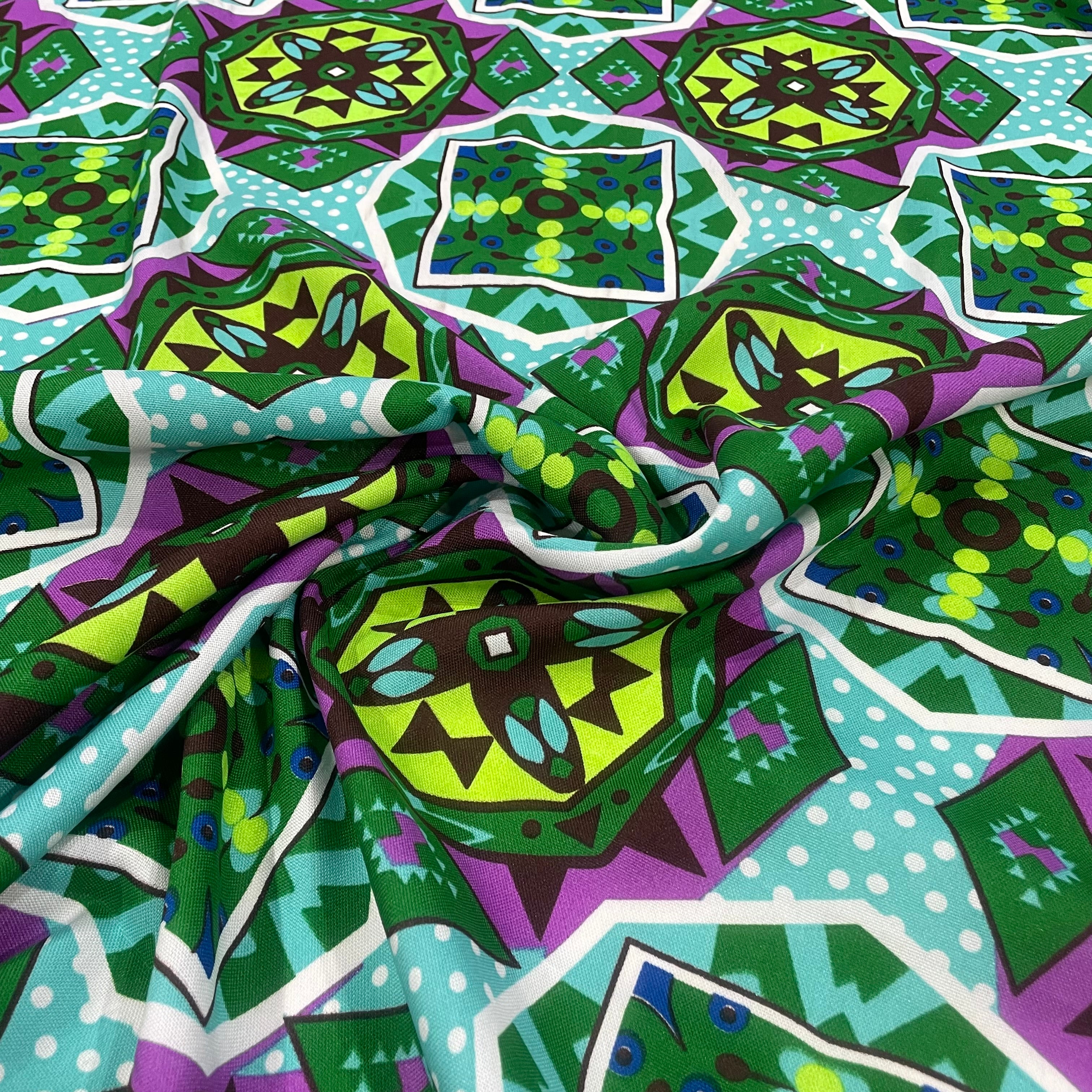 Oxford Étnico Mandala Verde