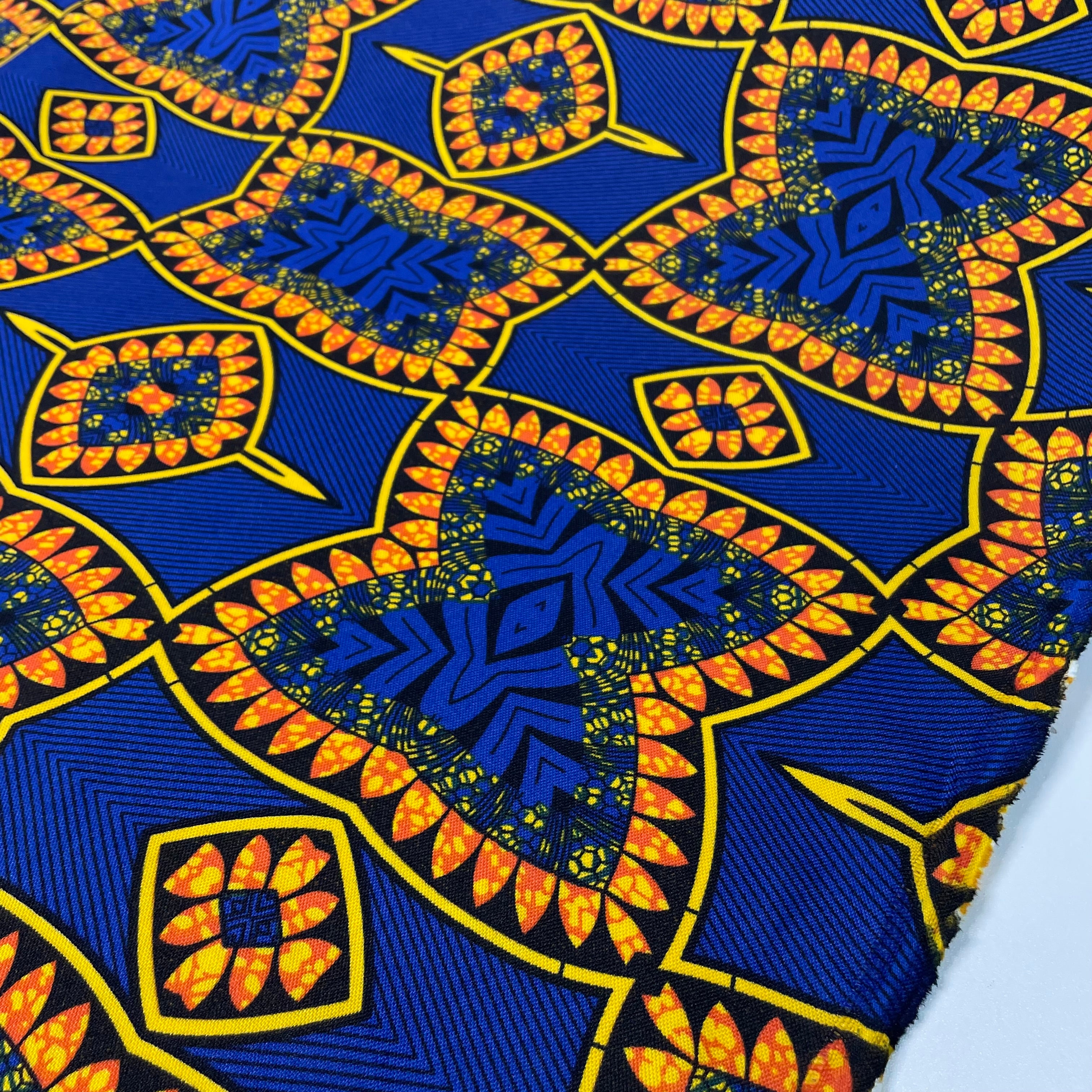 Oxford Étnico Esmeralda Amarelo e Azul