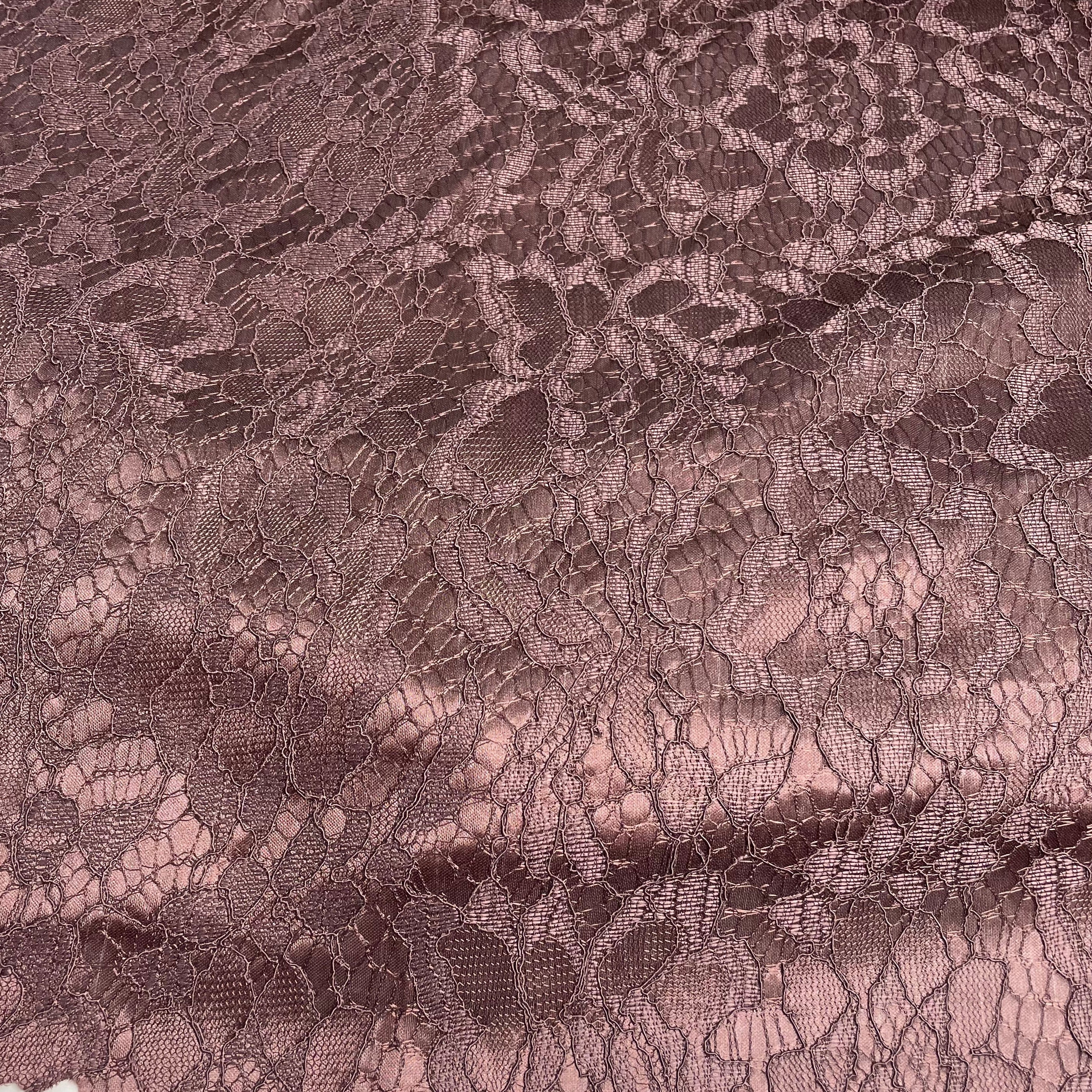 Renda Hope Lace Dublada com Cetim Marrom