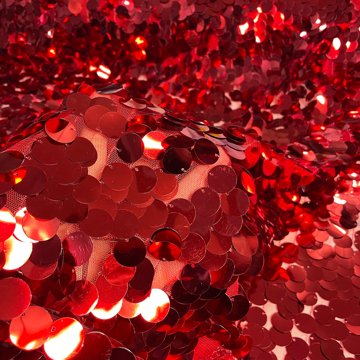 Paetê Majestic Holográfico Vermelho