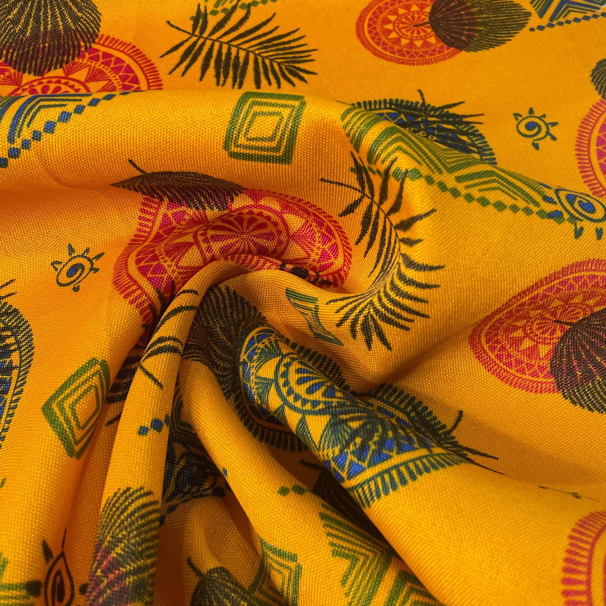 Oxford Afro Axé Fundo Amarelo