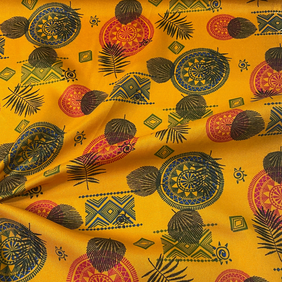 Oxford Afro Axé Fundo Amarelo