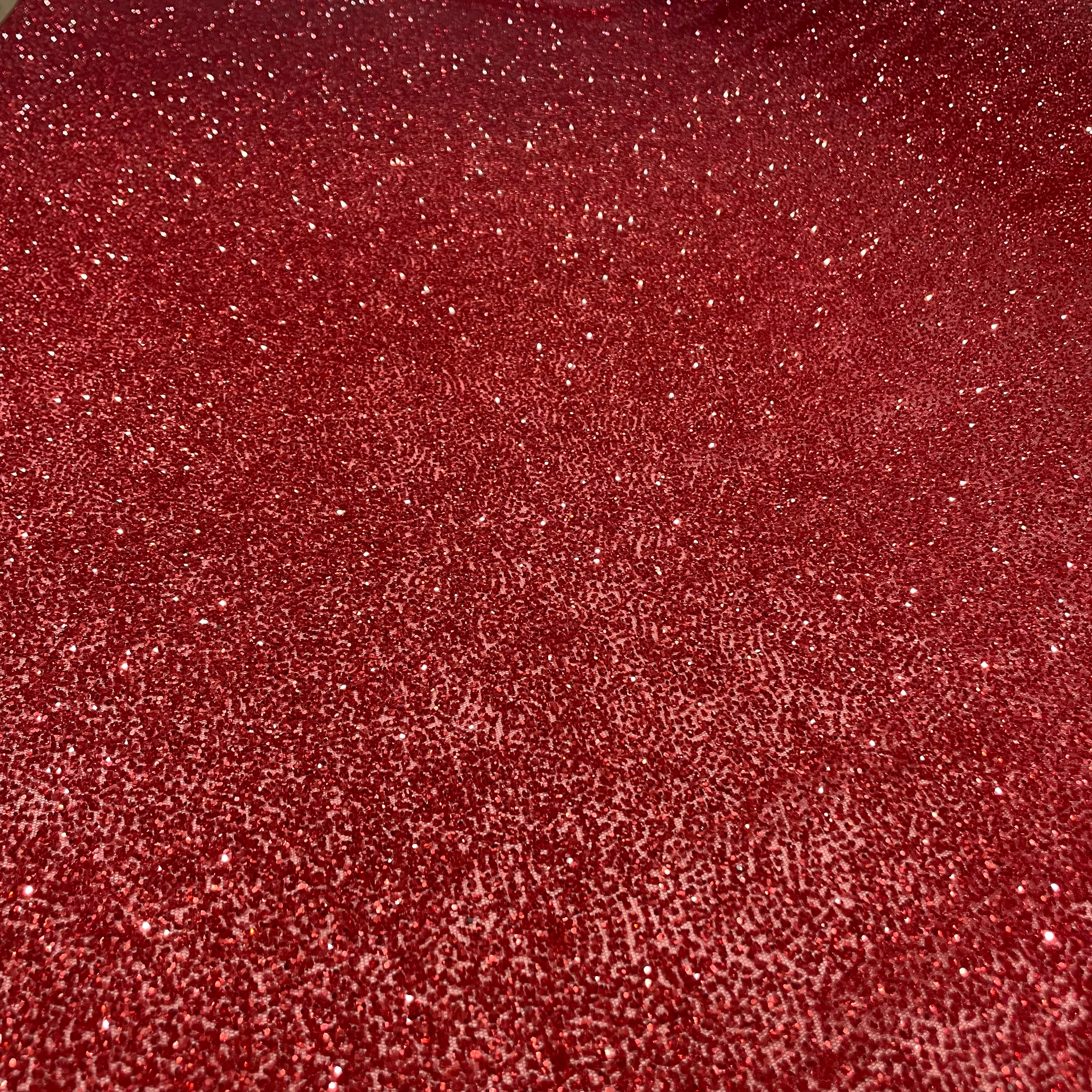 Tule Super Glitter Degradê Vermelho