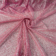 Tule Super Glitter Rosa Bebê