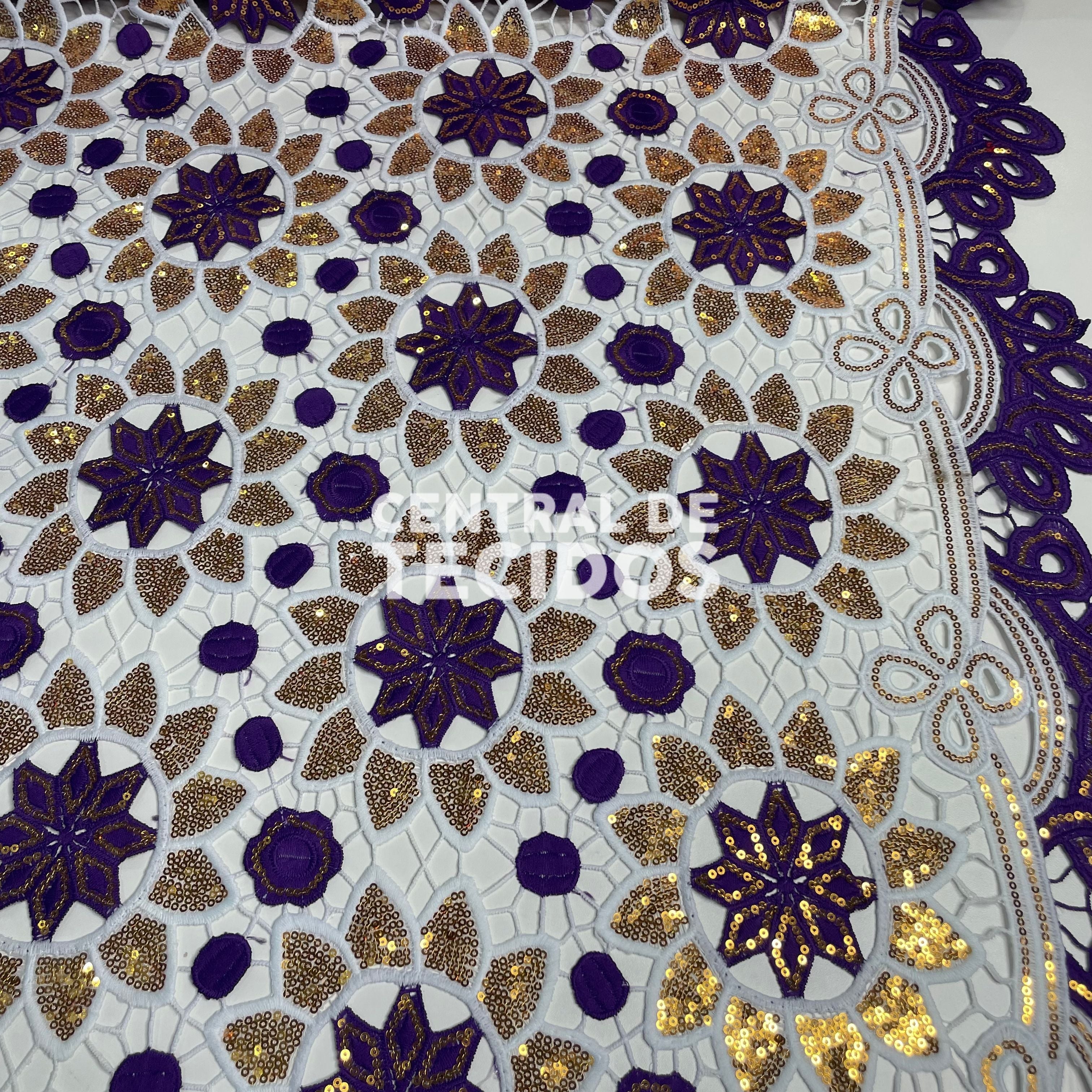 Guipir Kigali Roxo e Dourado