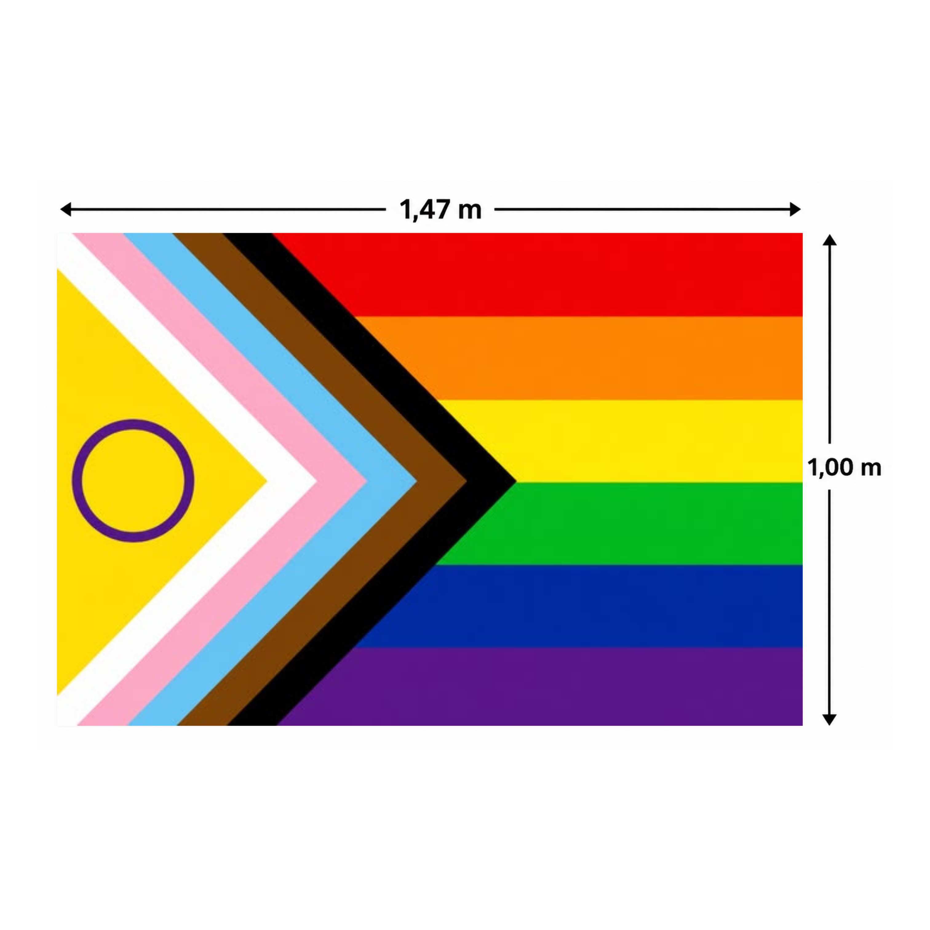 Bandeira em Microtel Orgulho LGBTQIAP+