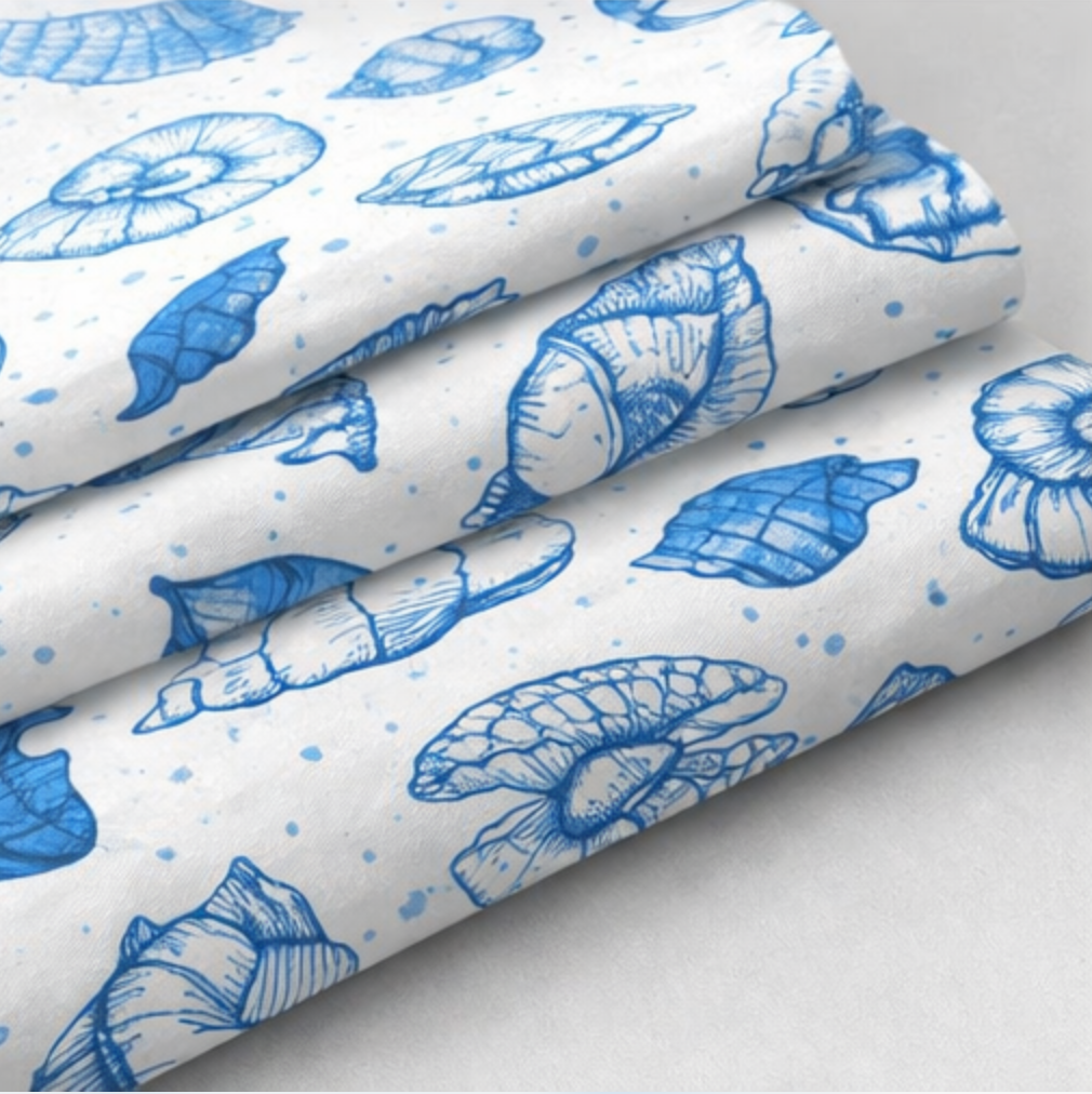 Oxford Digital Conchas Azul Celeste