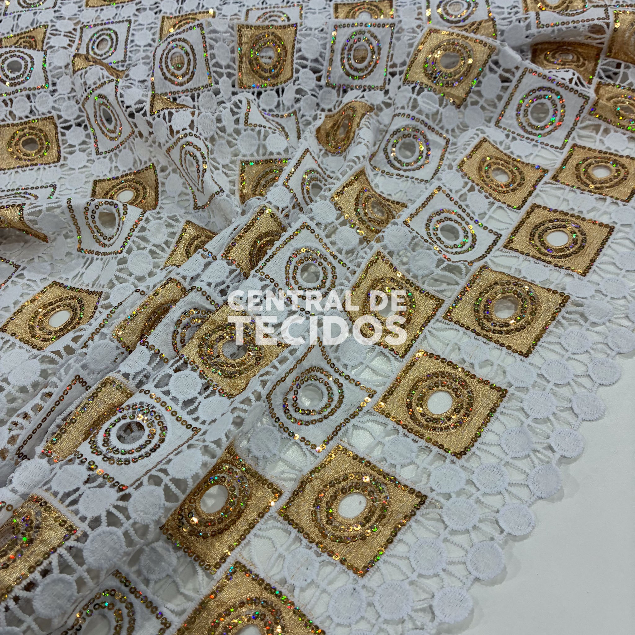 Guipir Nigéria Ouro #03 - Peça com 4,50 metros