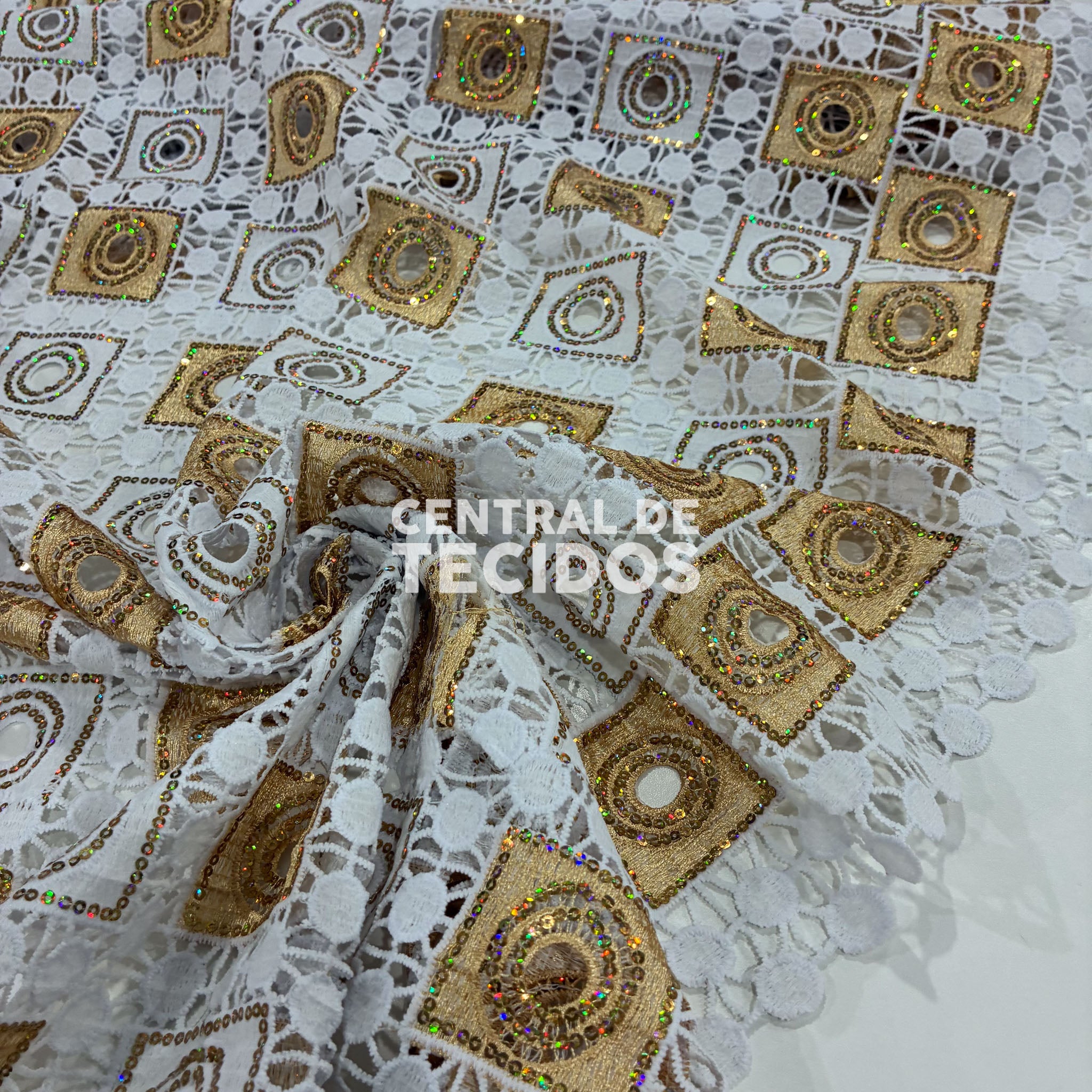 Guipir Nigéria Ouro #03 - Peça com 4,50 metros