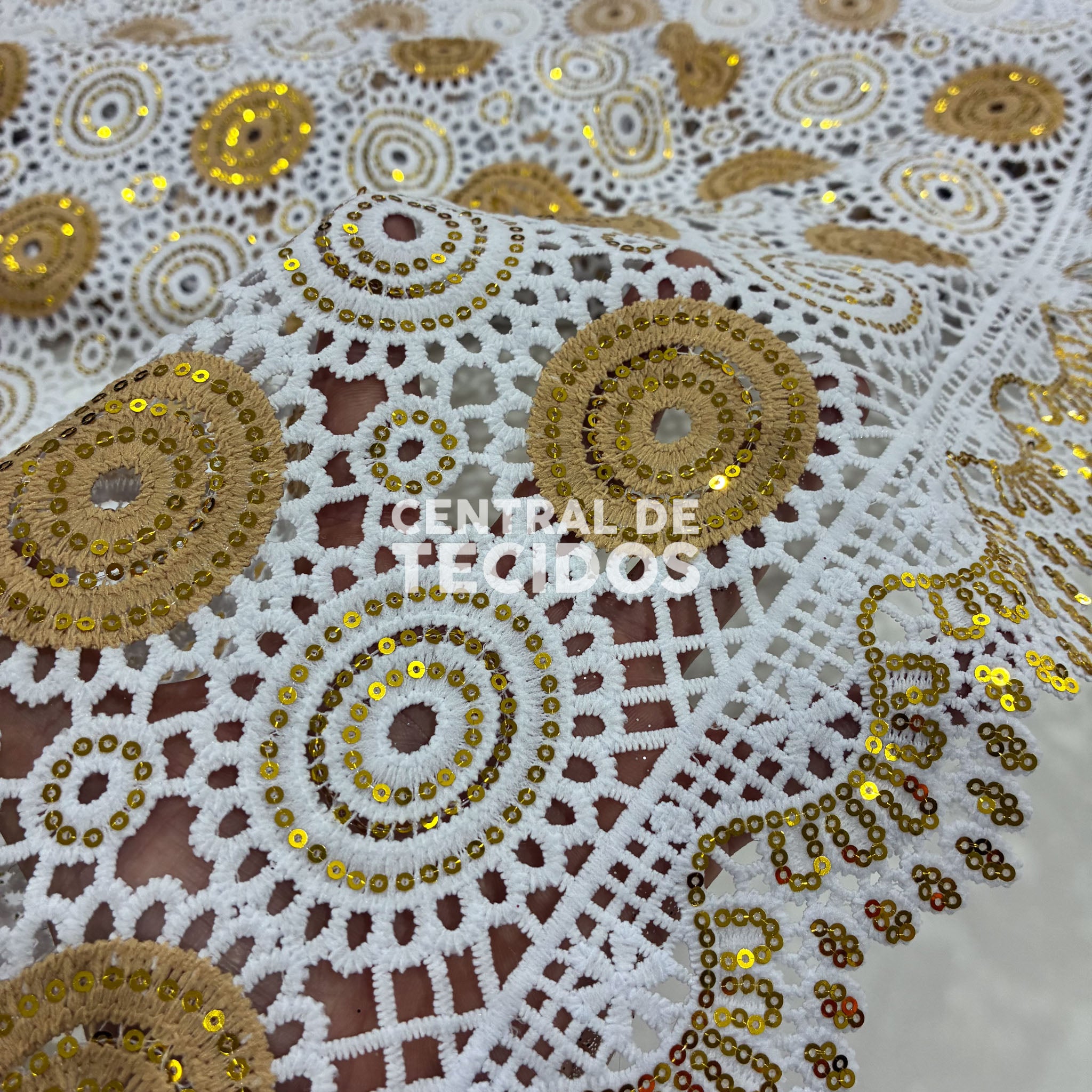 Guipir Nigéria Ouro #04 - Peça com 4,50 metros