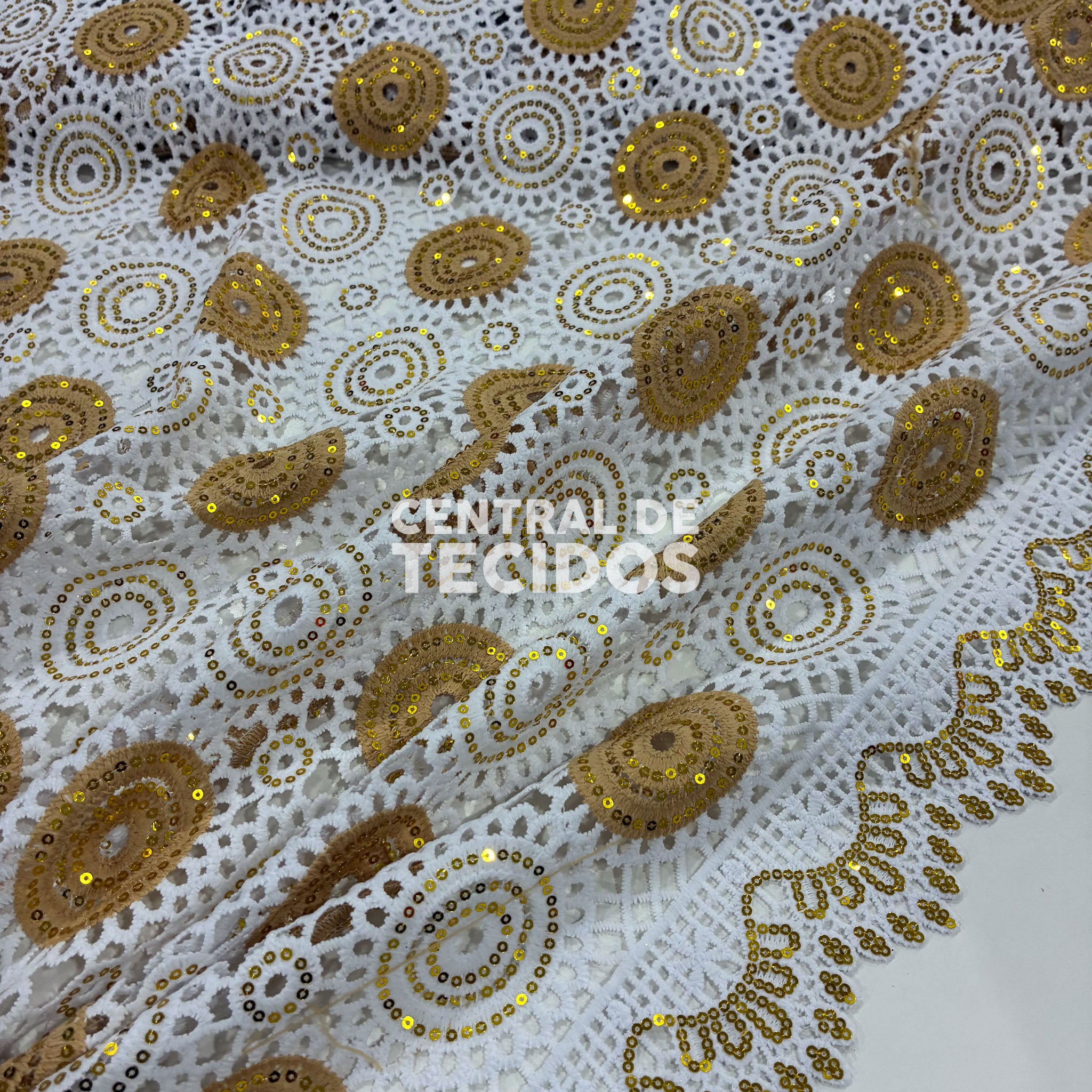 Guipir Nigéria Ouro #04 - Peça com 4,50 metros