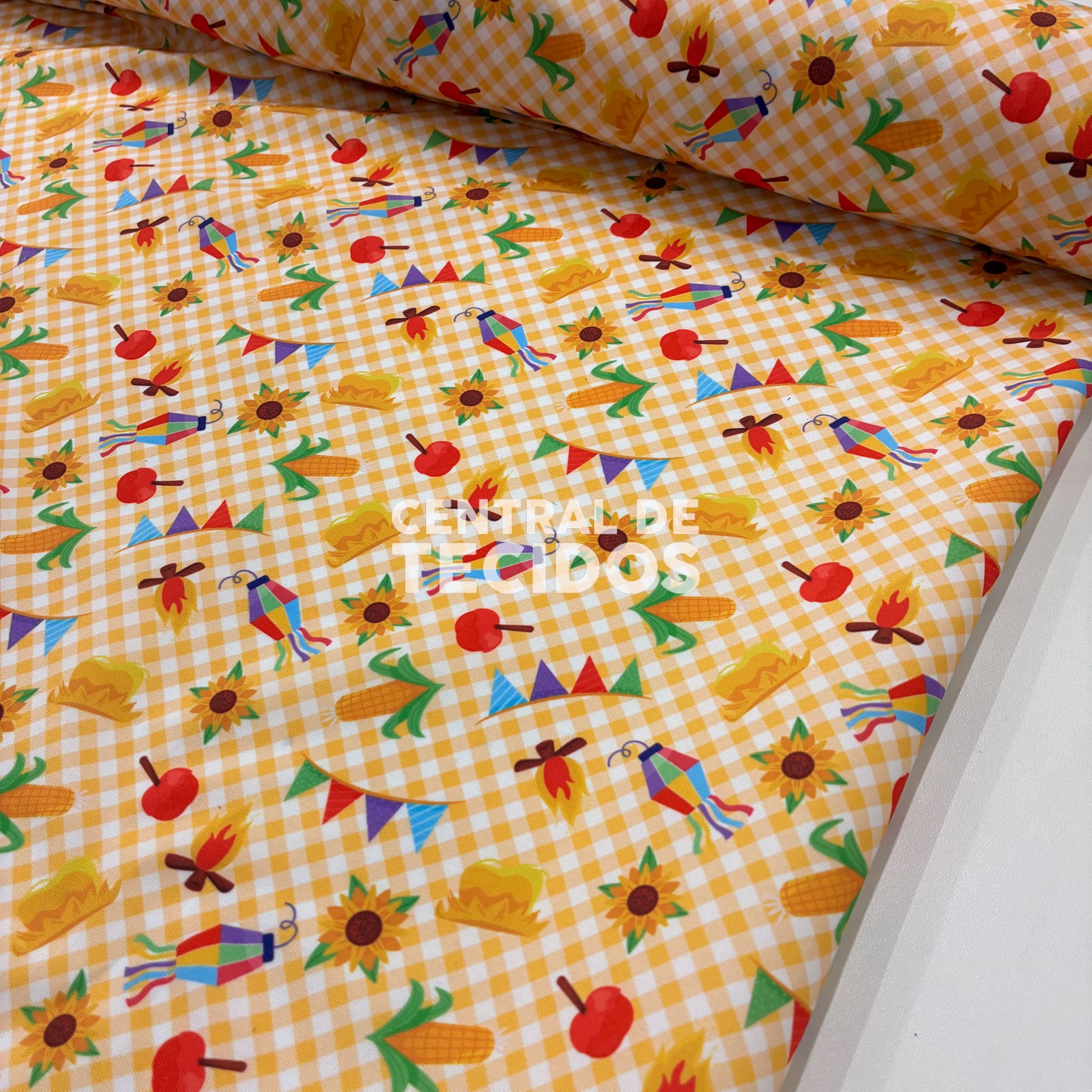 Microtel Digital Tradição de São João Fundo Laranja