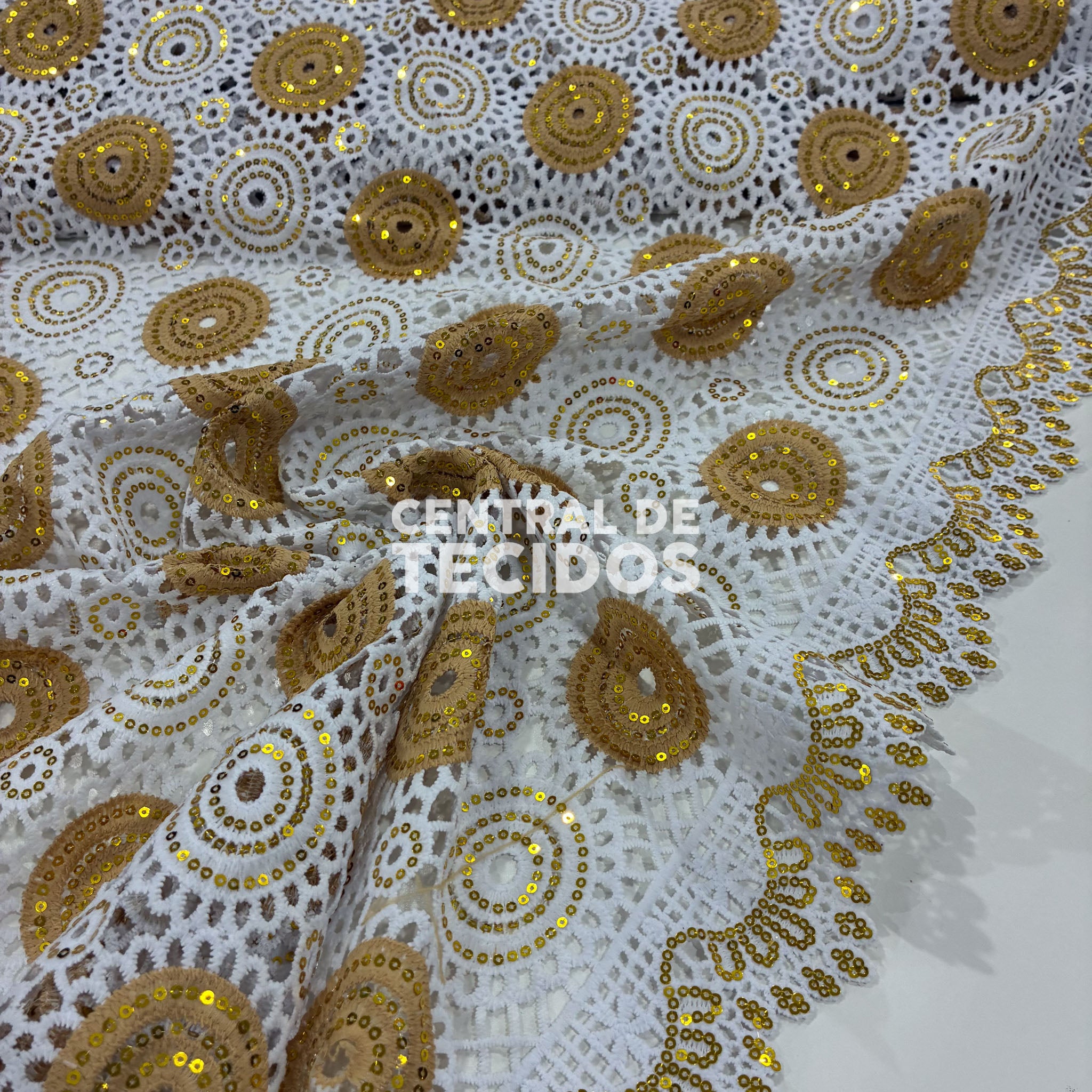 Guipir Nigéria Ouro #04 - Peça com 4,50 metros