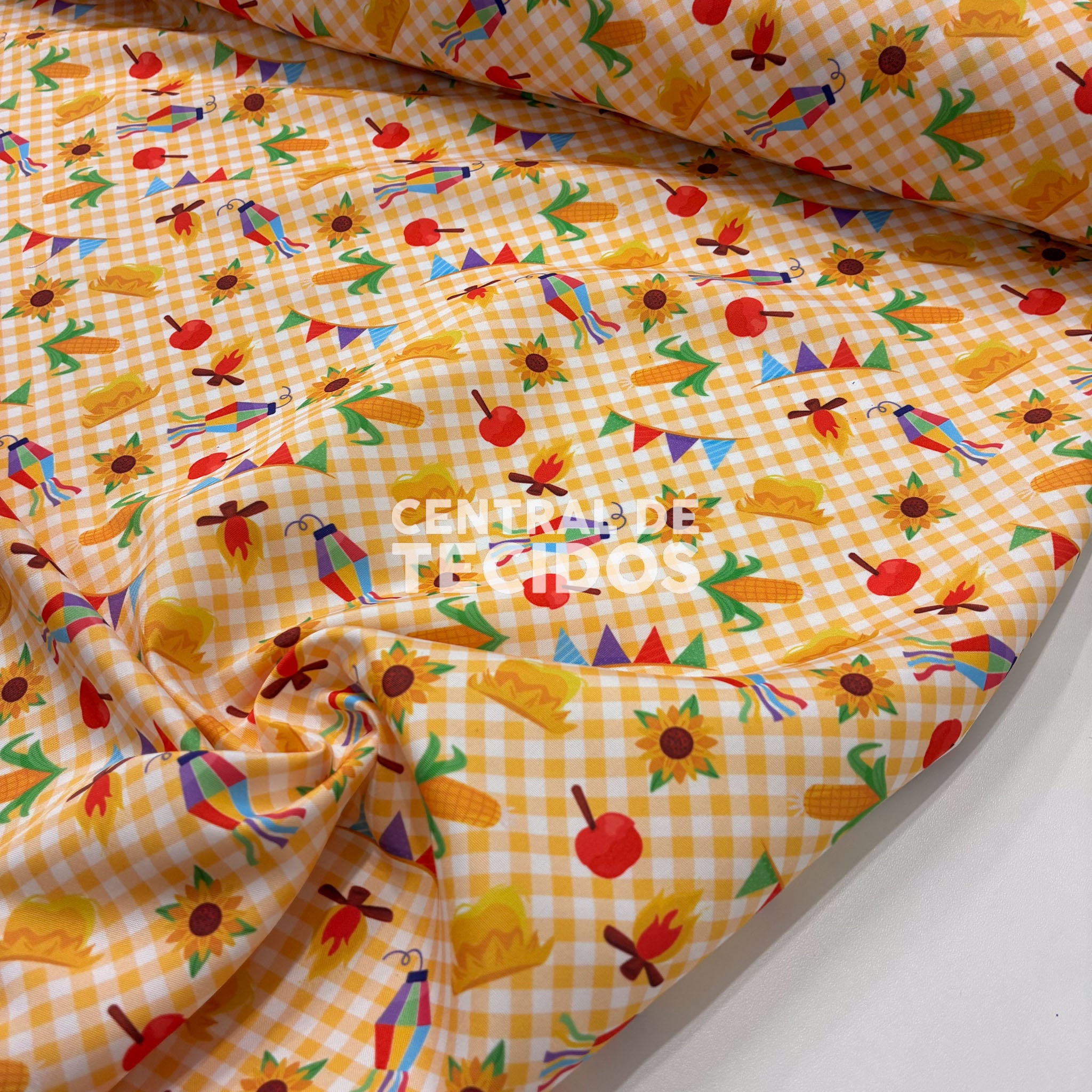 Microtel Digital Tradição de São João Fundo Laranja