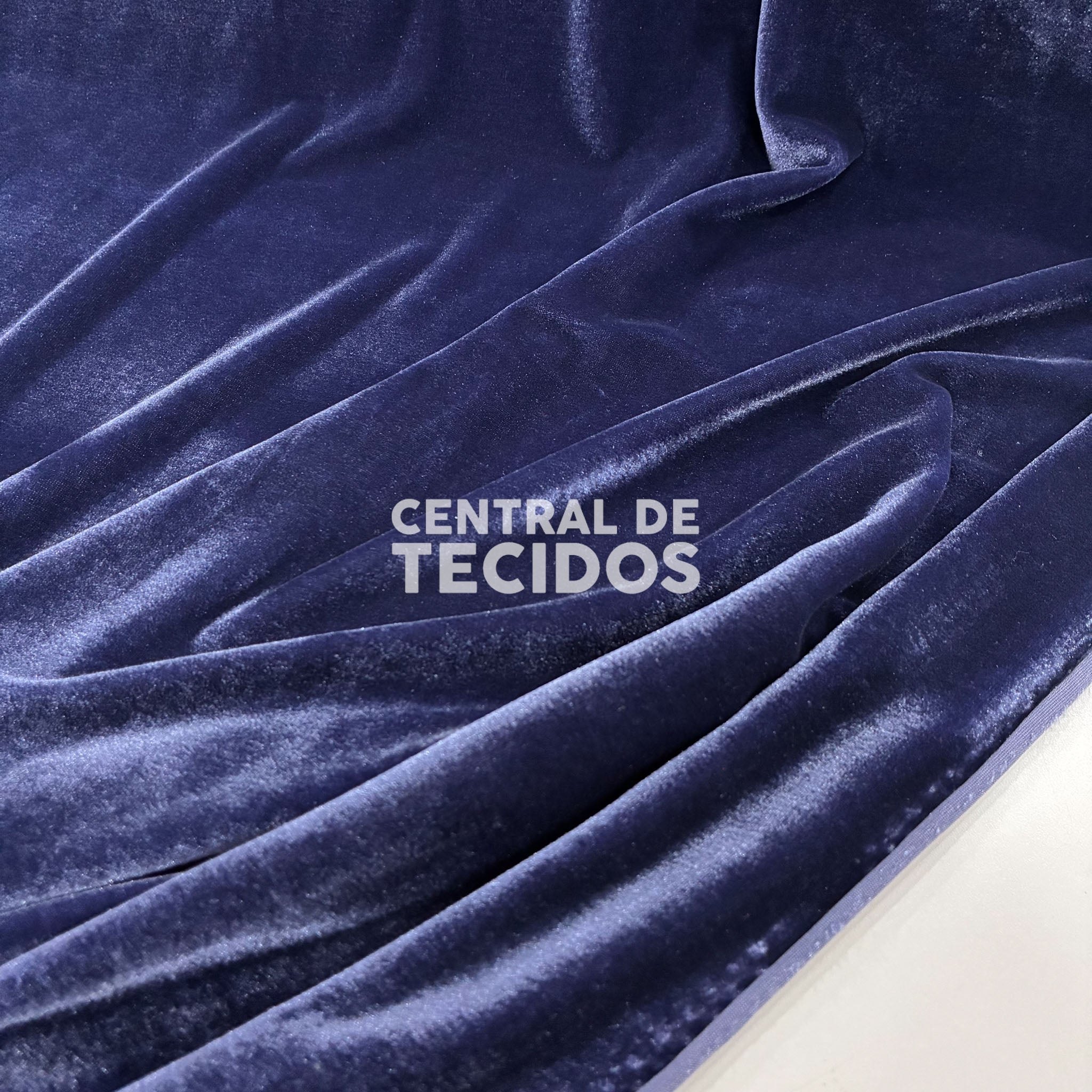 Veludo Cristal Marinho