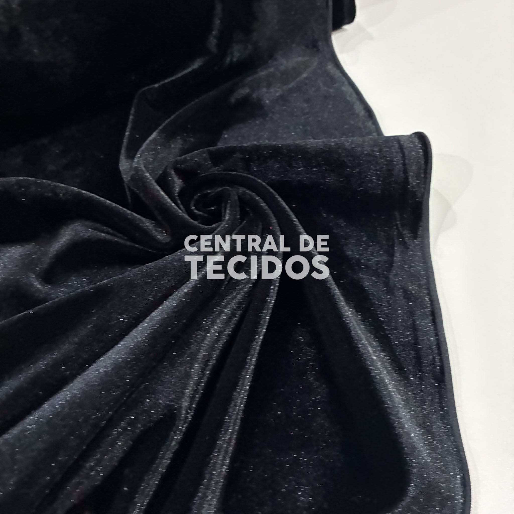 Veludo Cristal Preto