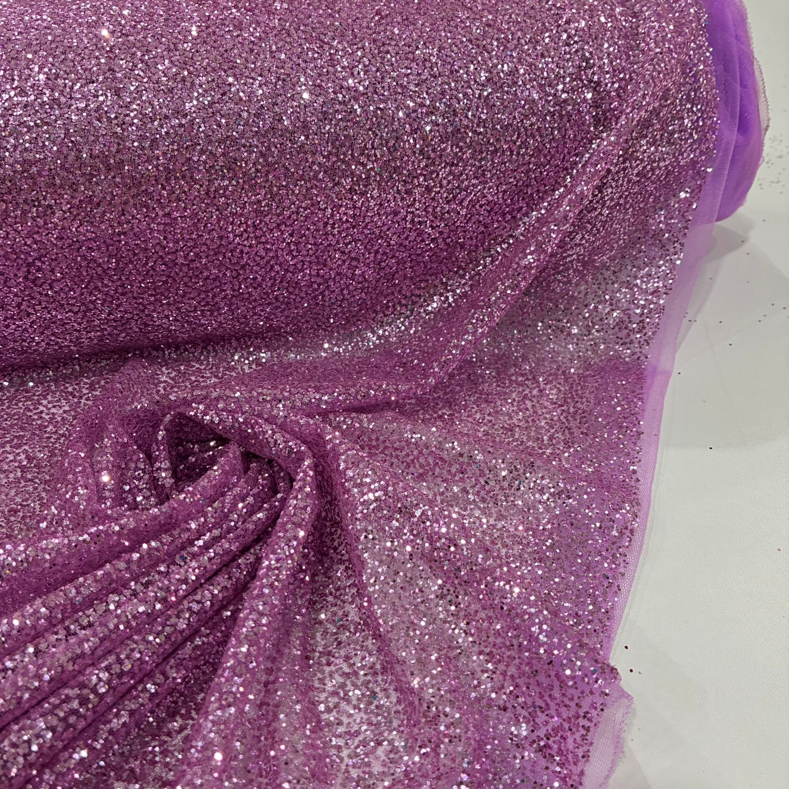 Tule Super Glitter Lilás