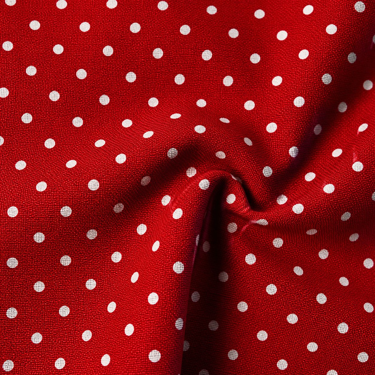 Oxford Digital Poá PP Branco Fundo Vermelho