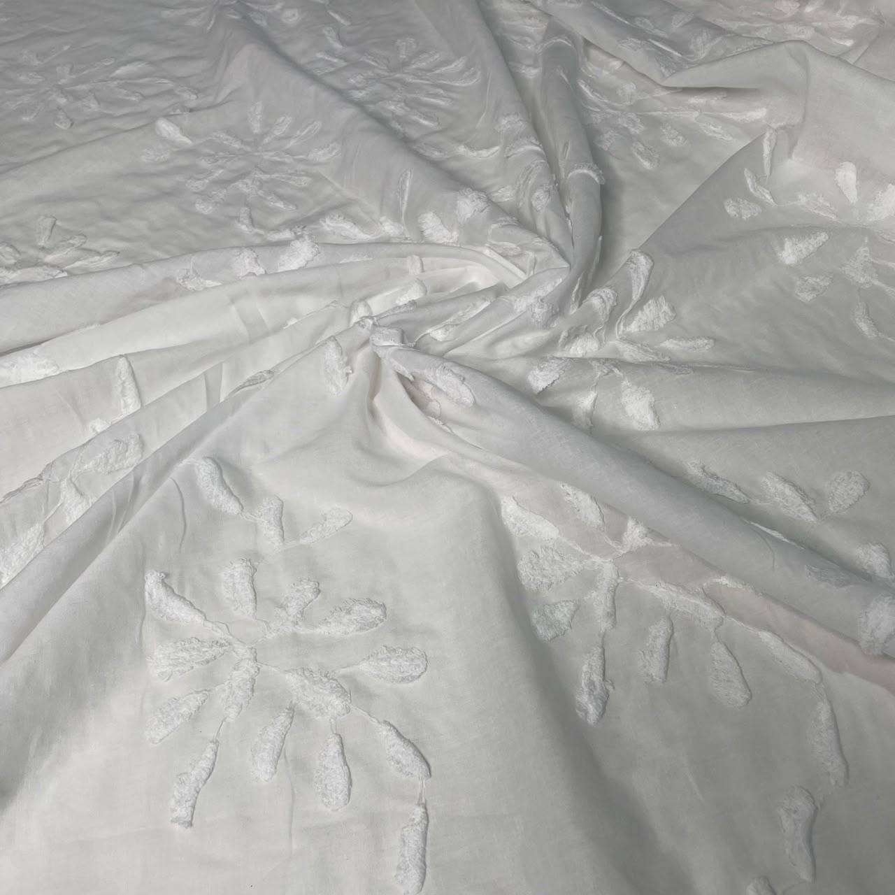 Laise Bordado Algodão Indonesia Branco