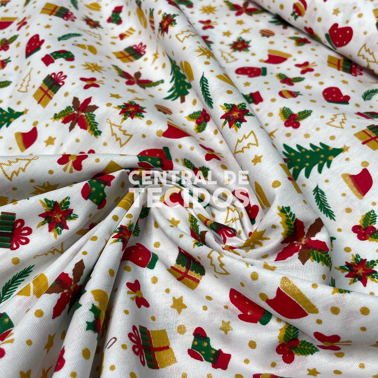Tricoline Peripan Decoração Natalina