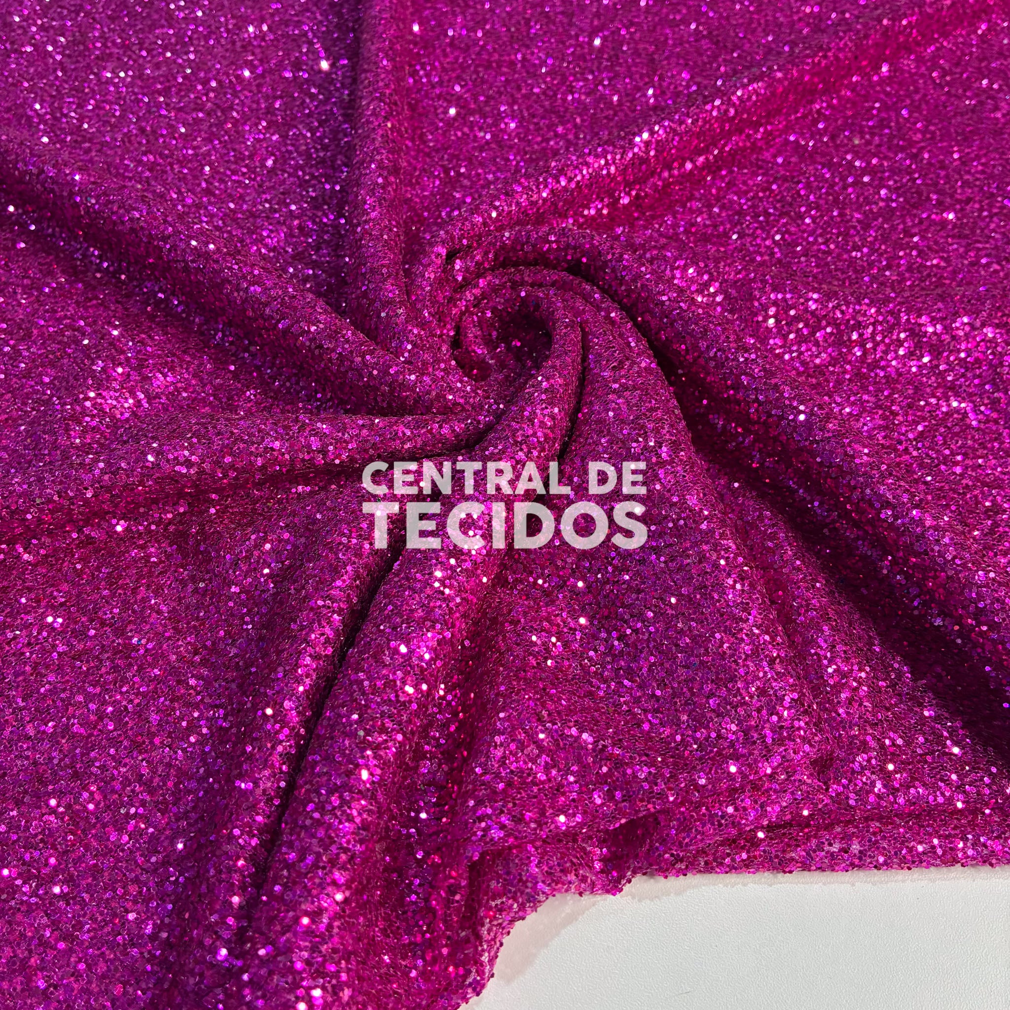 Tule Super Glitter Marinho - Comprimento: 1,50m X Largura: 1,47m
