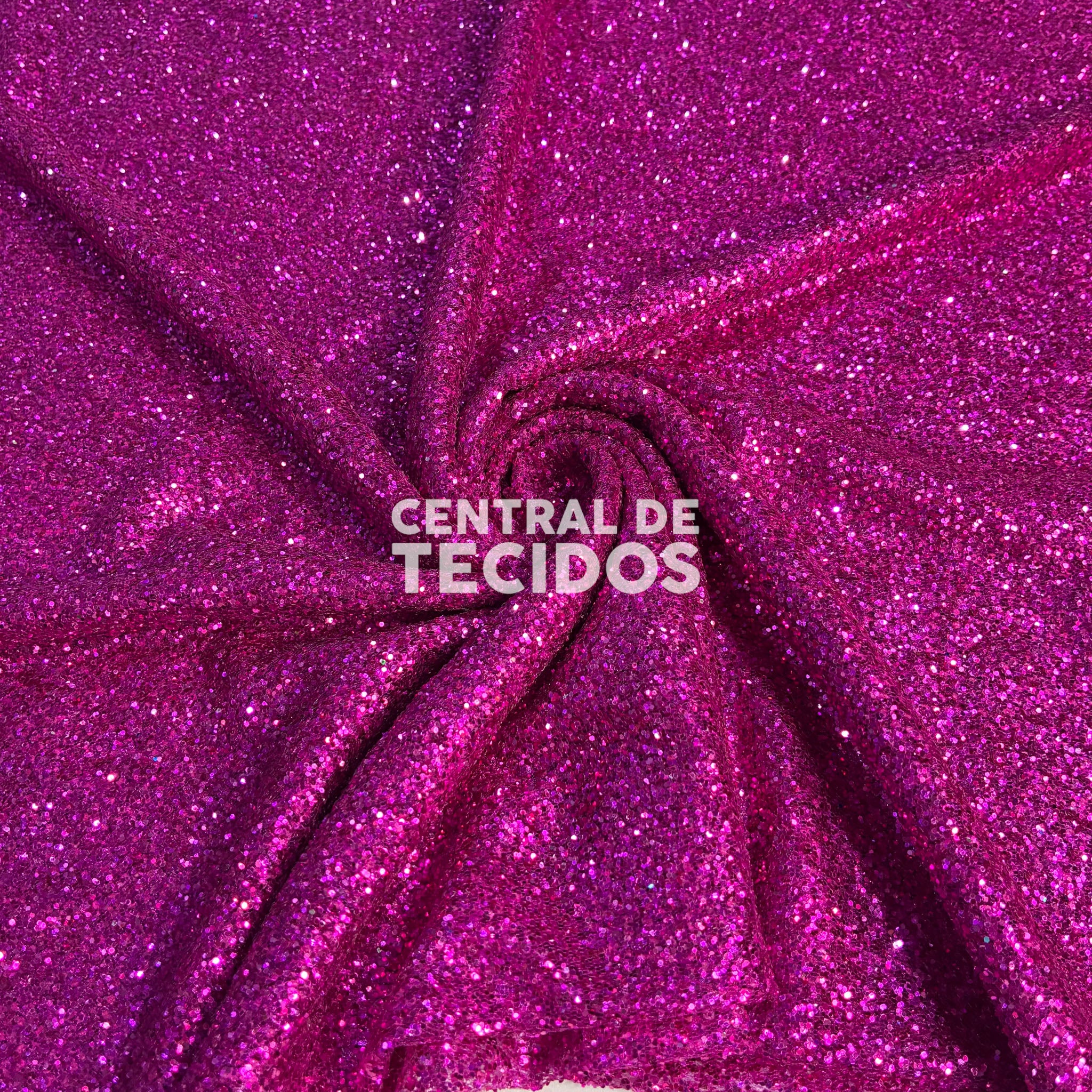 Tule Super Glitter Marinho - Comprimento: 1,50m X Largura: 1,47m