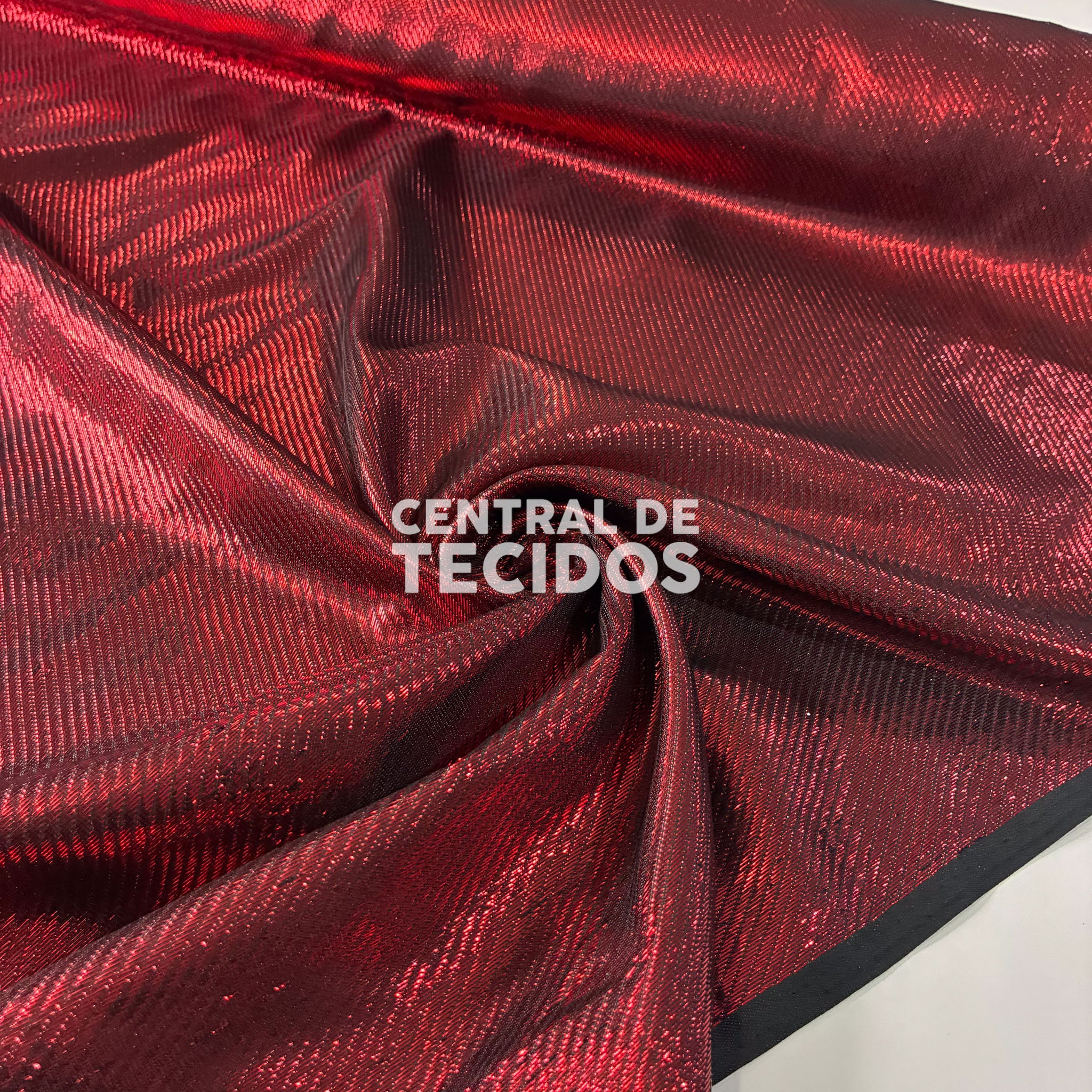 Lamê Orbit Vermelho Rubi