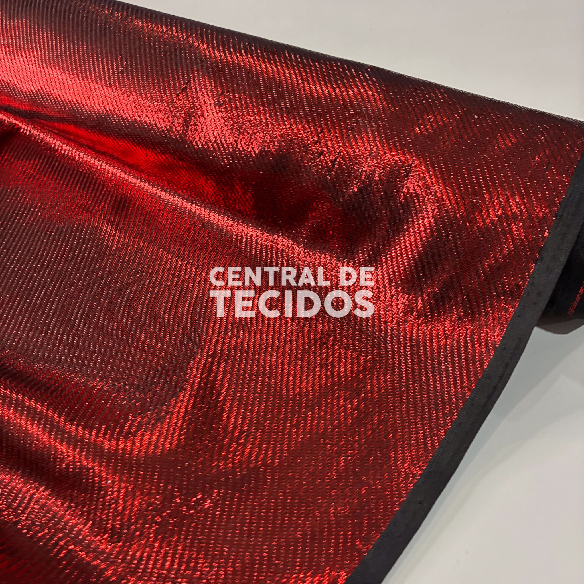 Lamê Orbit Vermelho Rubi