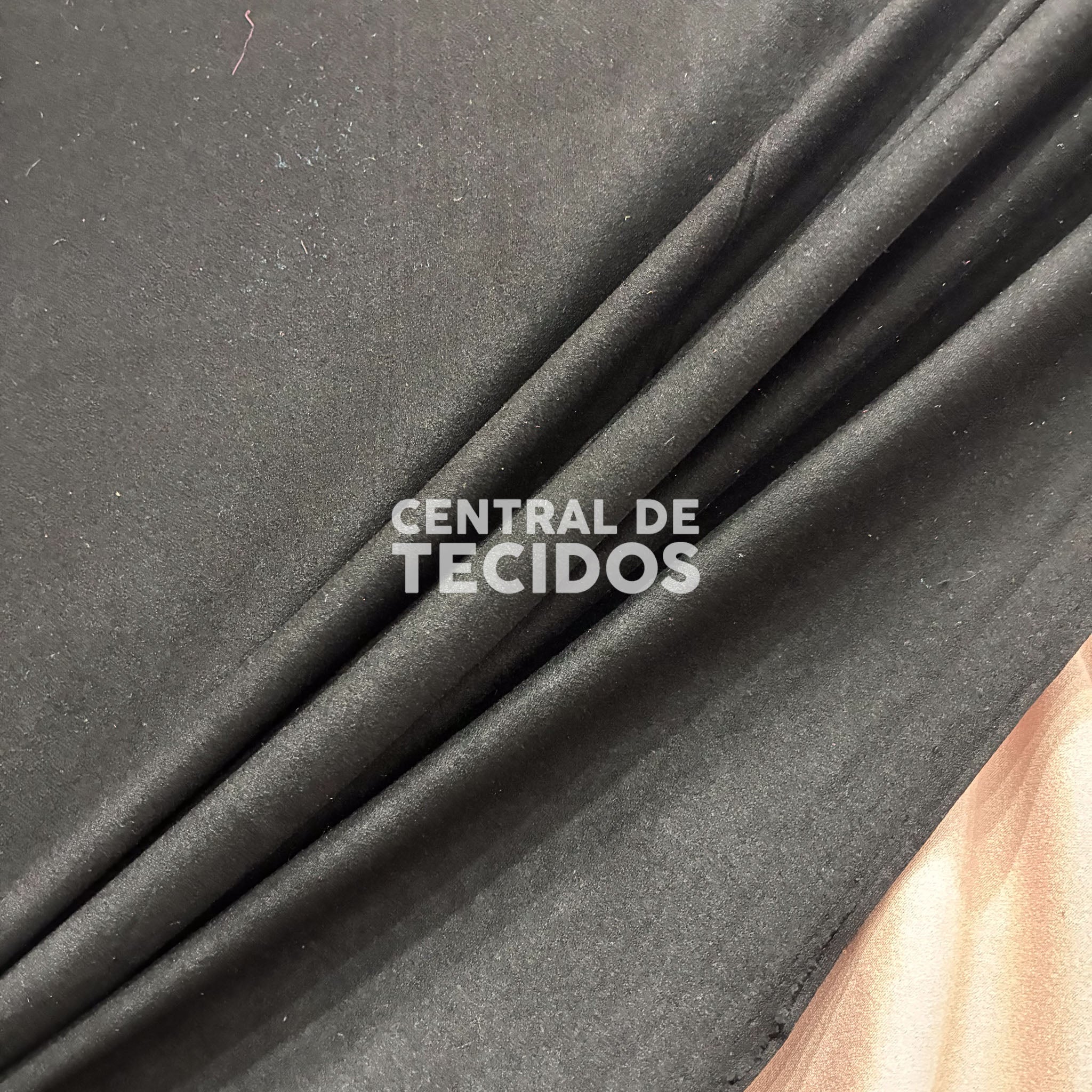 Malha Suede Preta
