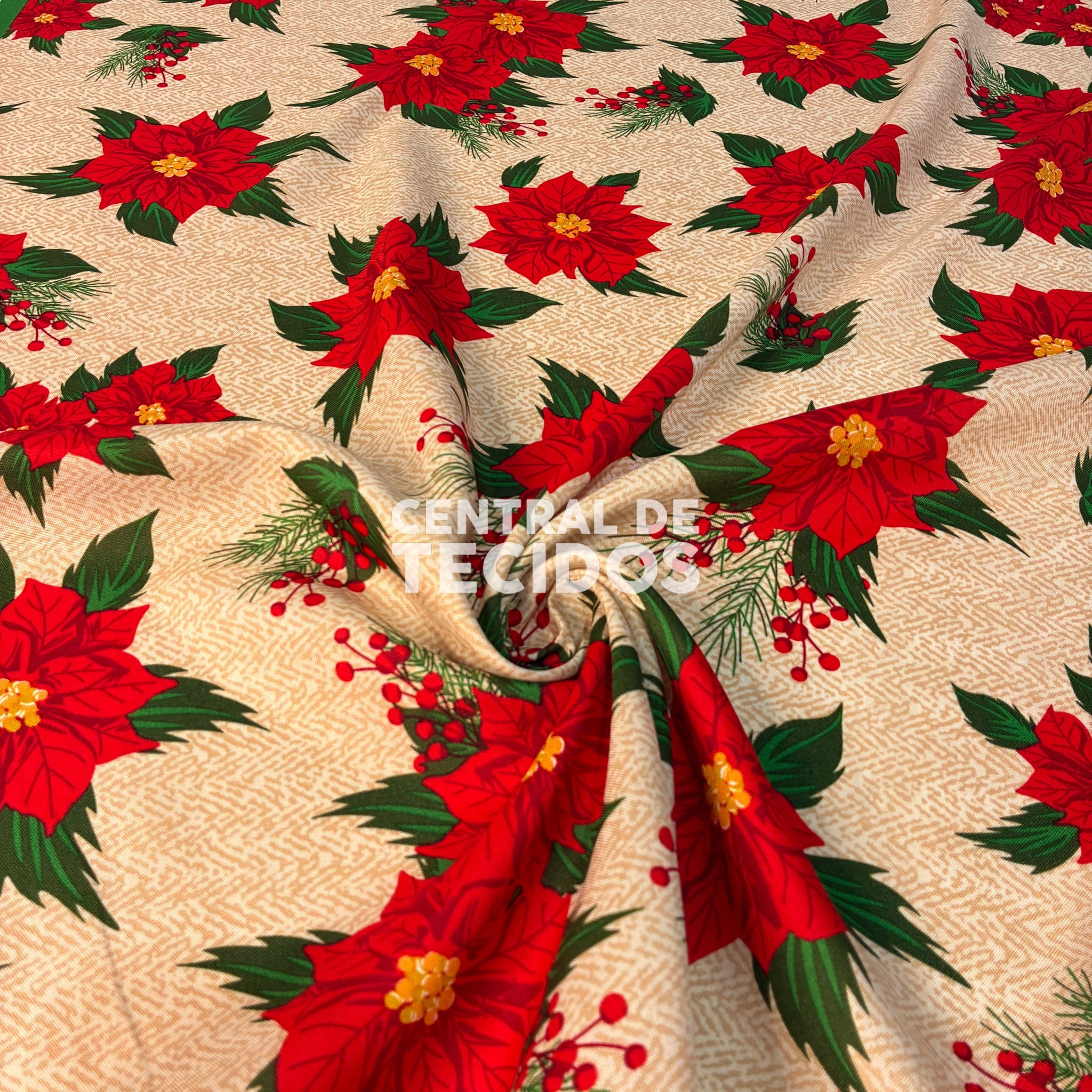 Oxford Natalino Flor de Natal