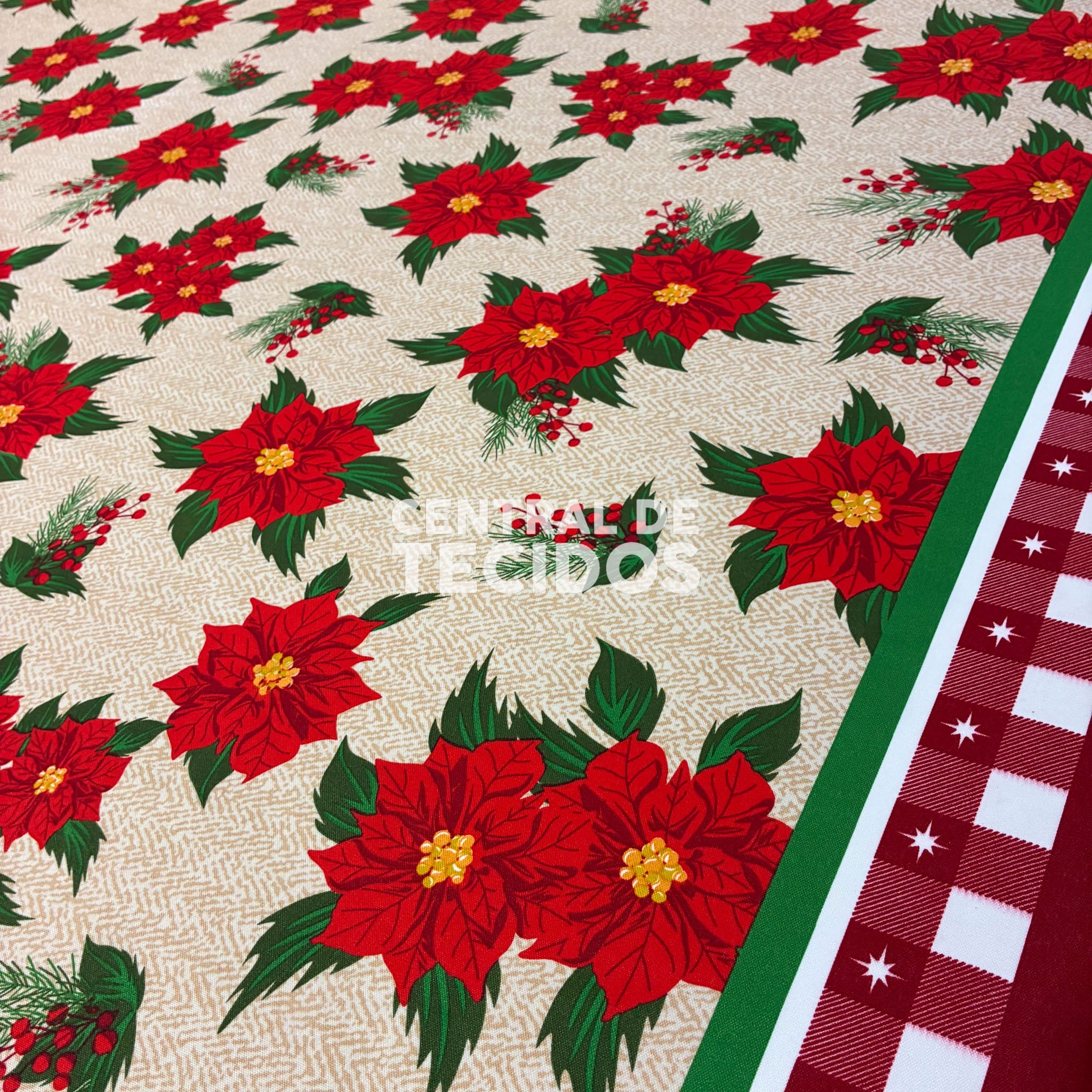 Oxford Natalino Flor de Natal