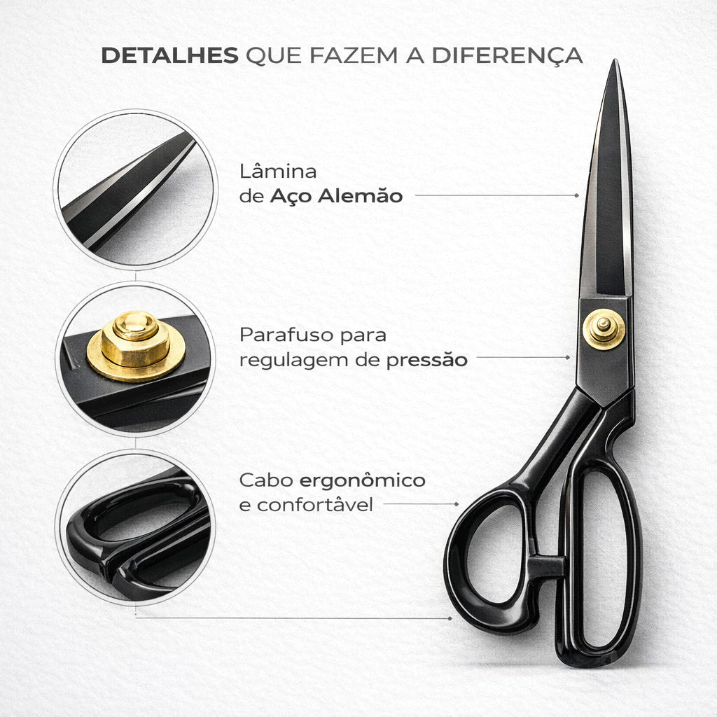 Tesoura Alfaiate Titanium 10"