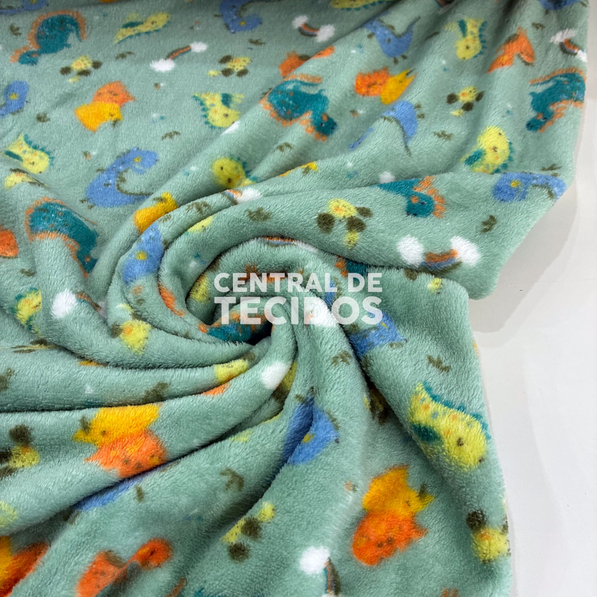 Fleece Térmico Dupla Face Dinos